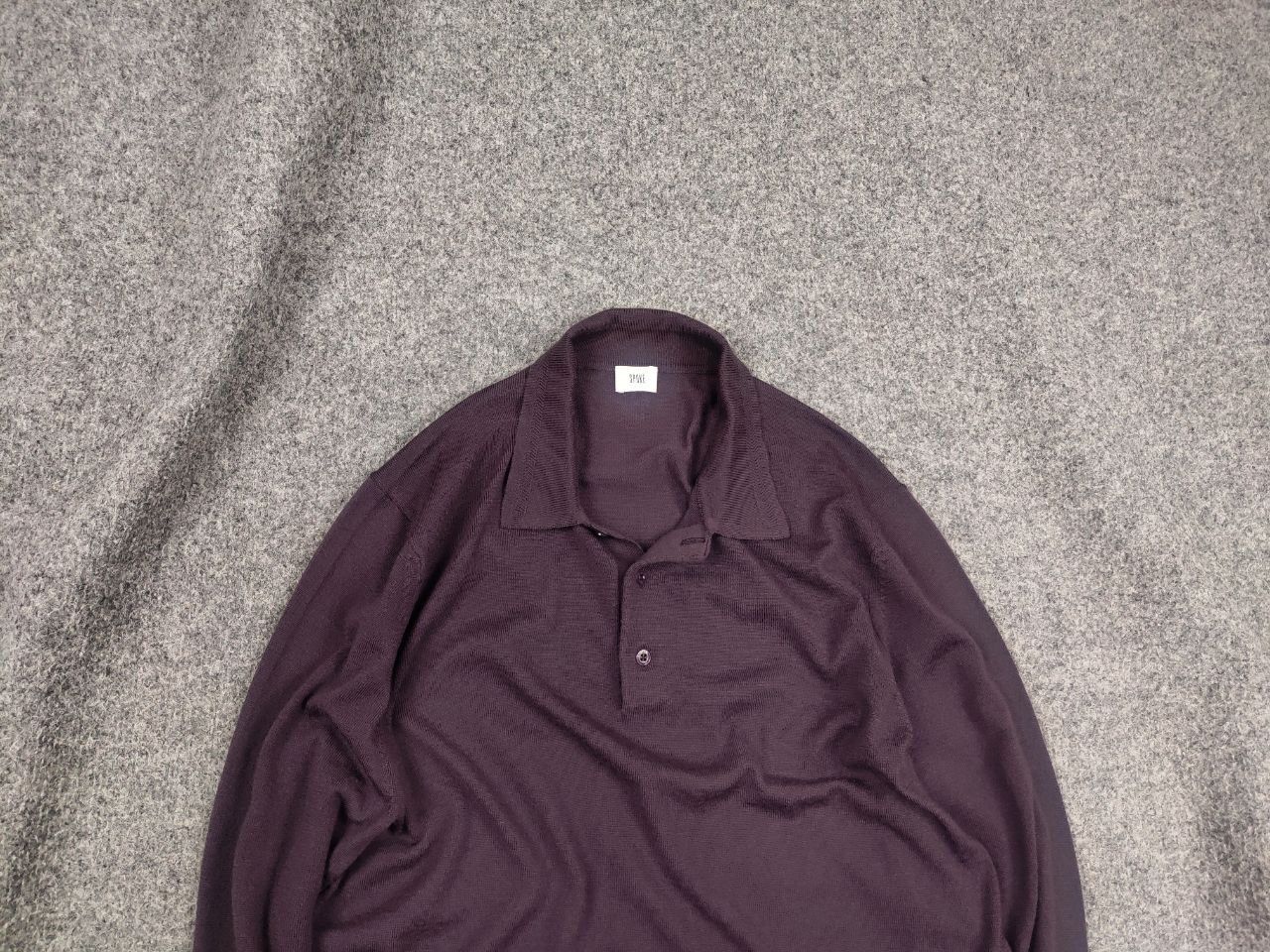 SPOKE Spoke Design merino wool Long Sleeve Polo Button Sweater Size US M / EU 48-50 / 2 - 2 Thumbnail