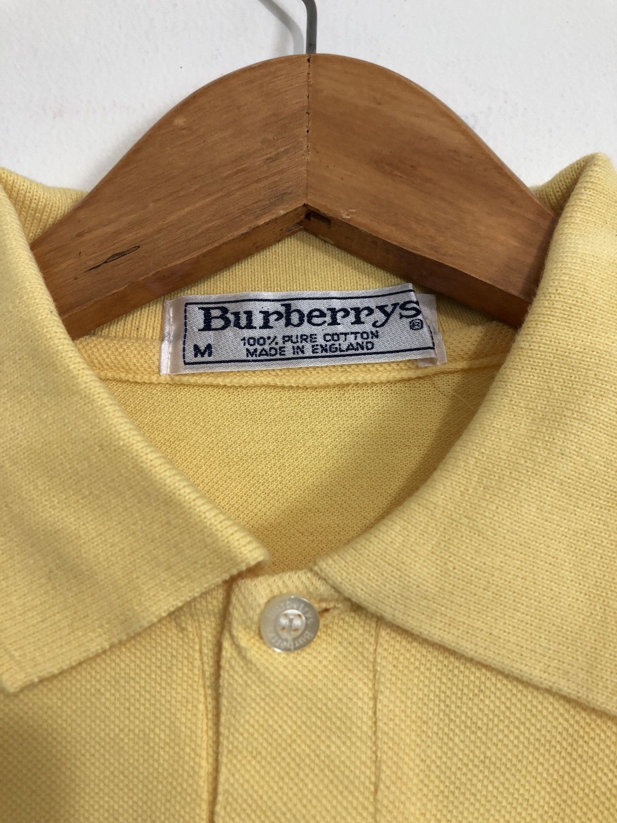 Burberry Vintage Burberrys Polo Shirt Made in England Size US M / EU 48-50 / 2 - 3 Thumbnail