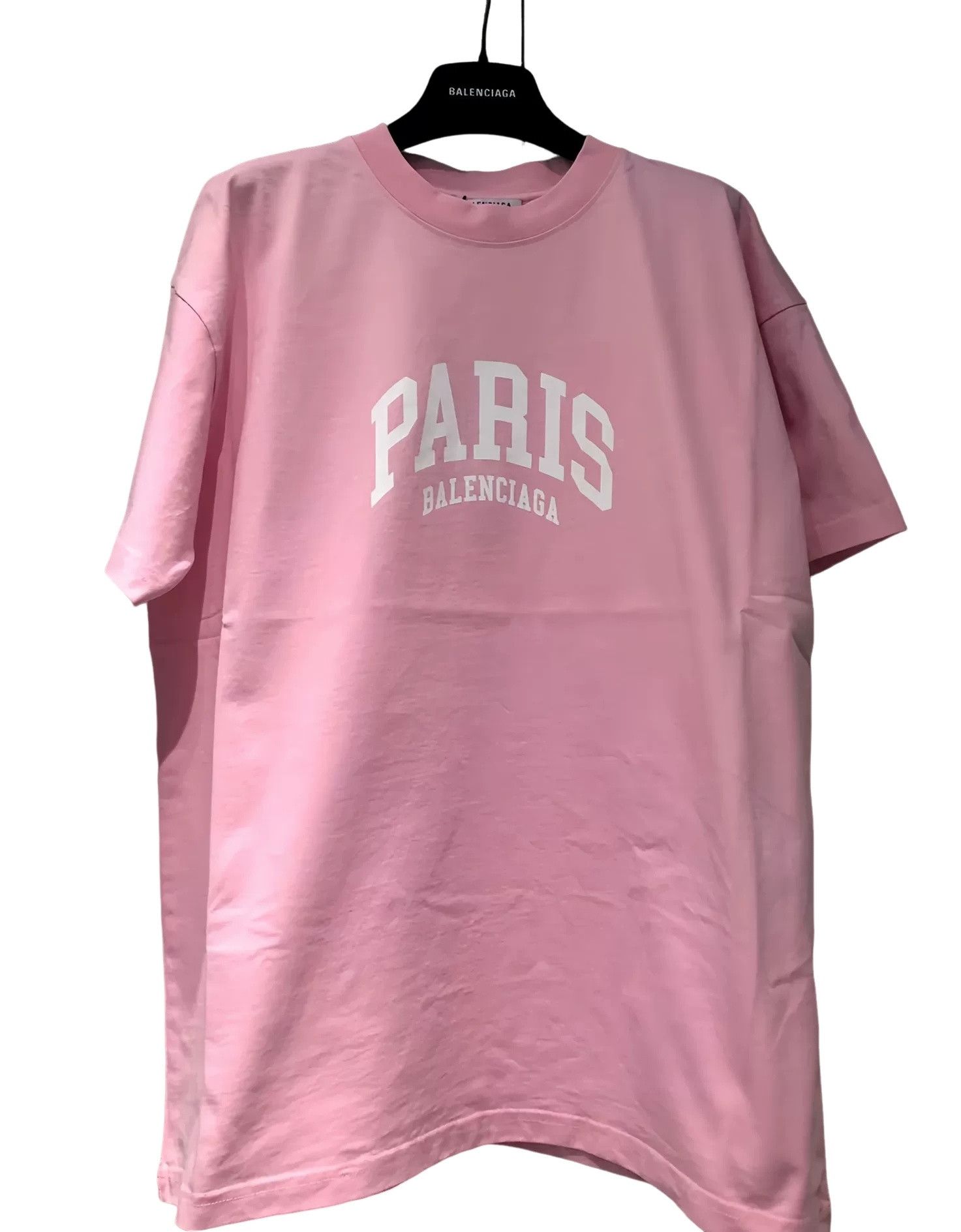 Balenciaga Balenciaga Paris Limited Pink Soccer T-shirt | Grailed