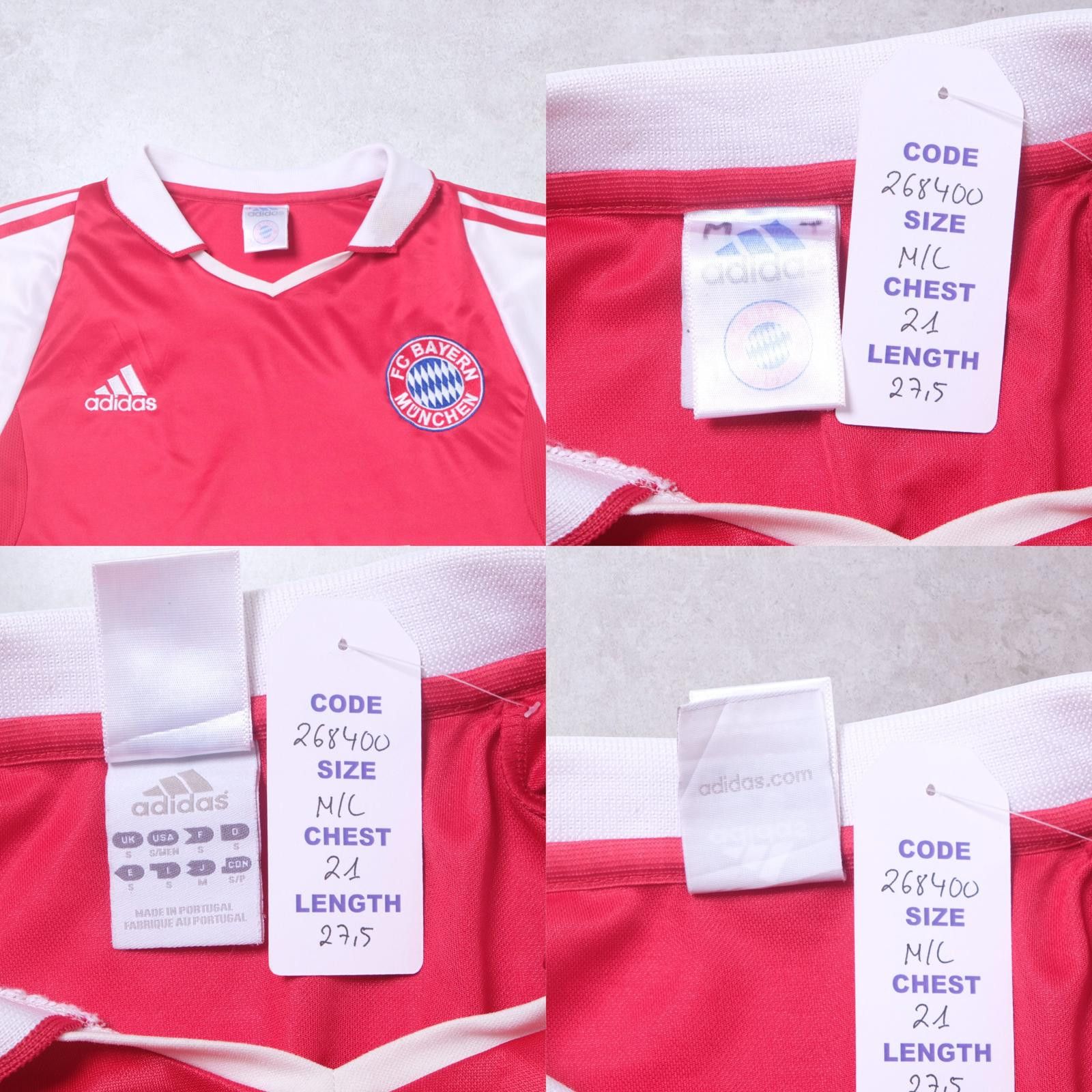 Adidas 2003/04 Bayern Munich Home Shirt Adidas Ballack (M/L) Size US M / EU 48-50 / 2 - 5 Thumbnail