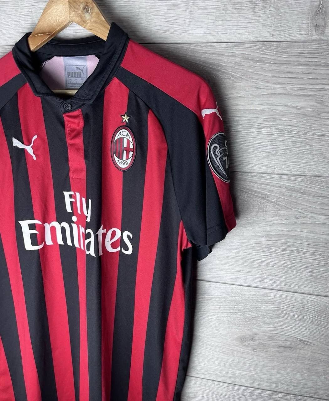 Puma Men’s jersey Fc Milan Puma Serie A 2018/19 #13 Romagnoli Size US L / EU 52-54 / 3 - 3 Thumbnail