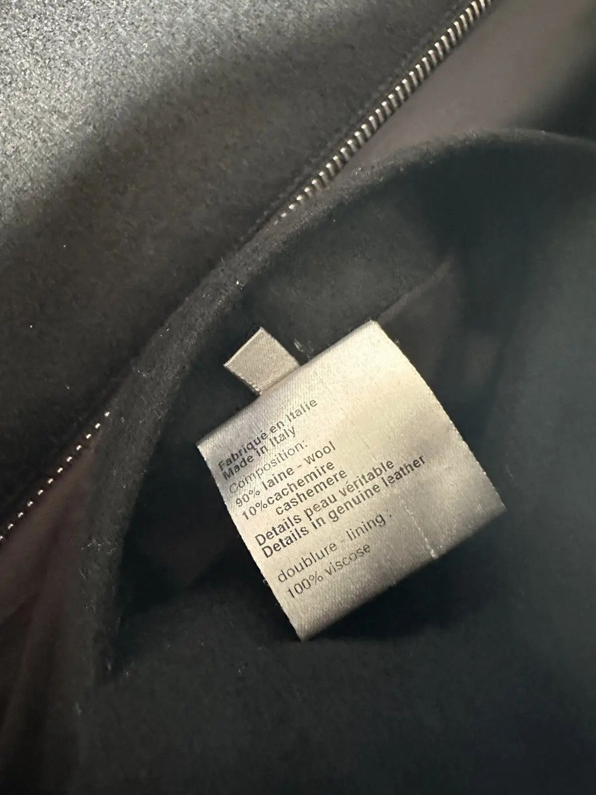 Dior Dior Homme leather bomber jacket Size US M / EU 48-50 / 2 - 6 Thumbnail