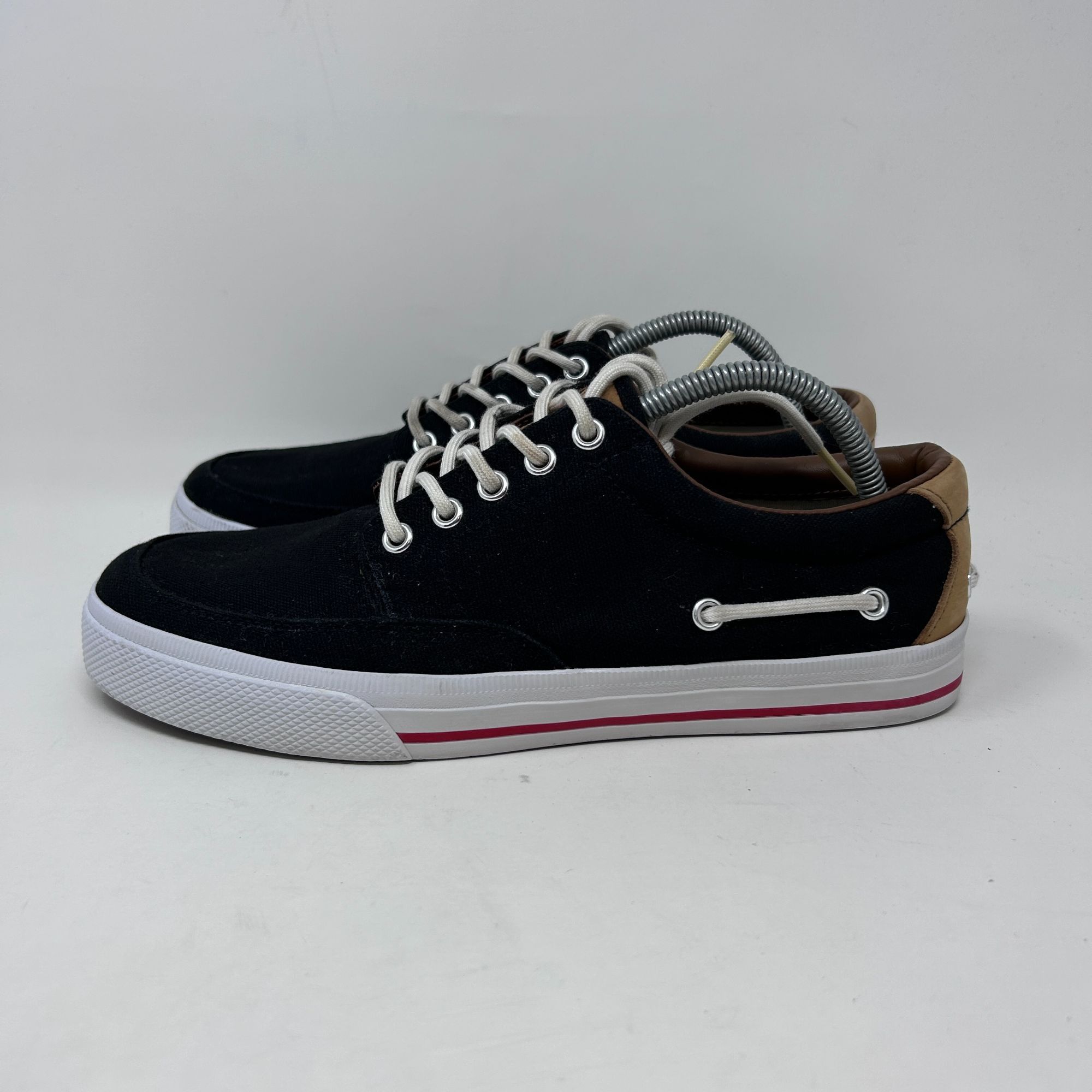 Polo Ralph Lauren Polo Ralph Lauren Vance Side Lace Black Canvas/Leather Size US 9 / EU 42 - 1 Thumbnail