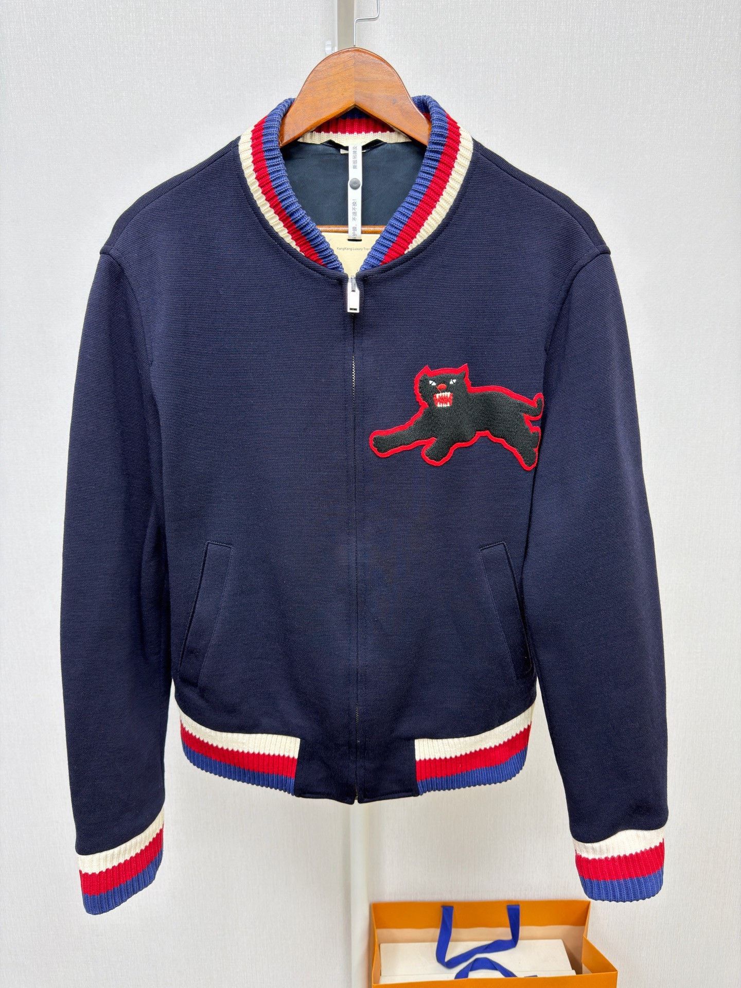 Gucci Gucci Panther Embroidery Bomber Jacket Size 50 Size US M / EU 48-50 / 2 - 1 Thumbnail