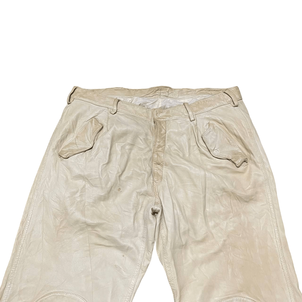 Giorgio Brato Vintage Giorgio Brato Vera Pelle Leather Pants Size US 32 / EU 48 - 2 Thumbnail