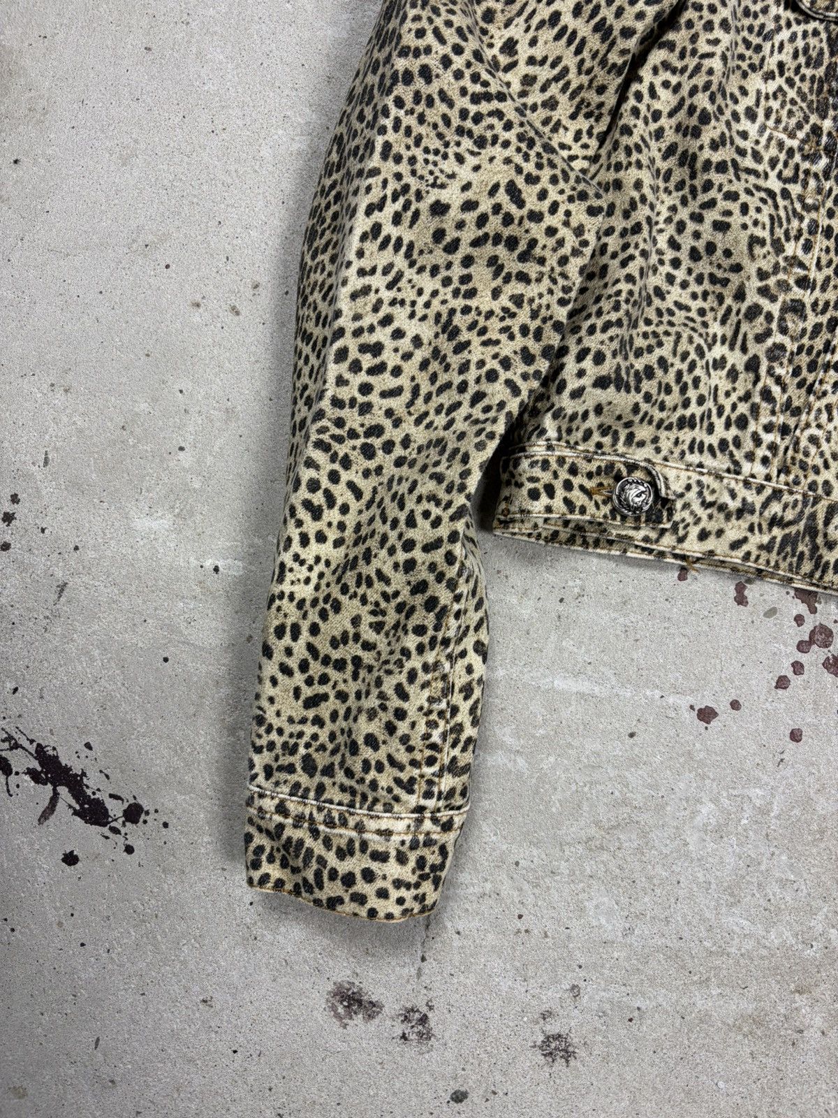 Roberto Cavalli Vintage 1990s Roberto Cavalli Leopard Animal Print Jacket Size S / US 4 / IT 40 - 3 Thumbnail