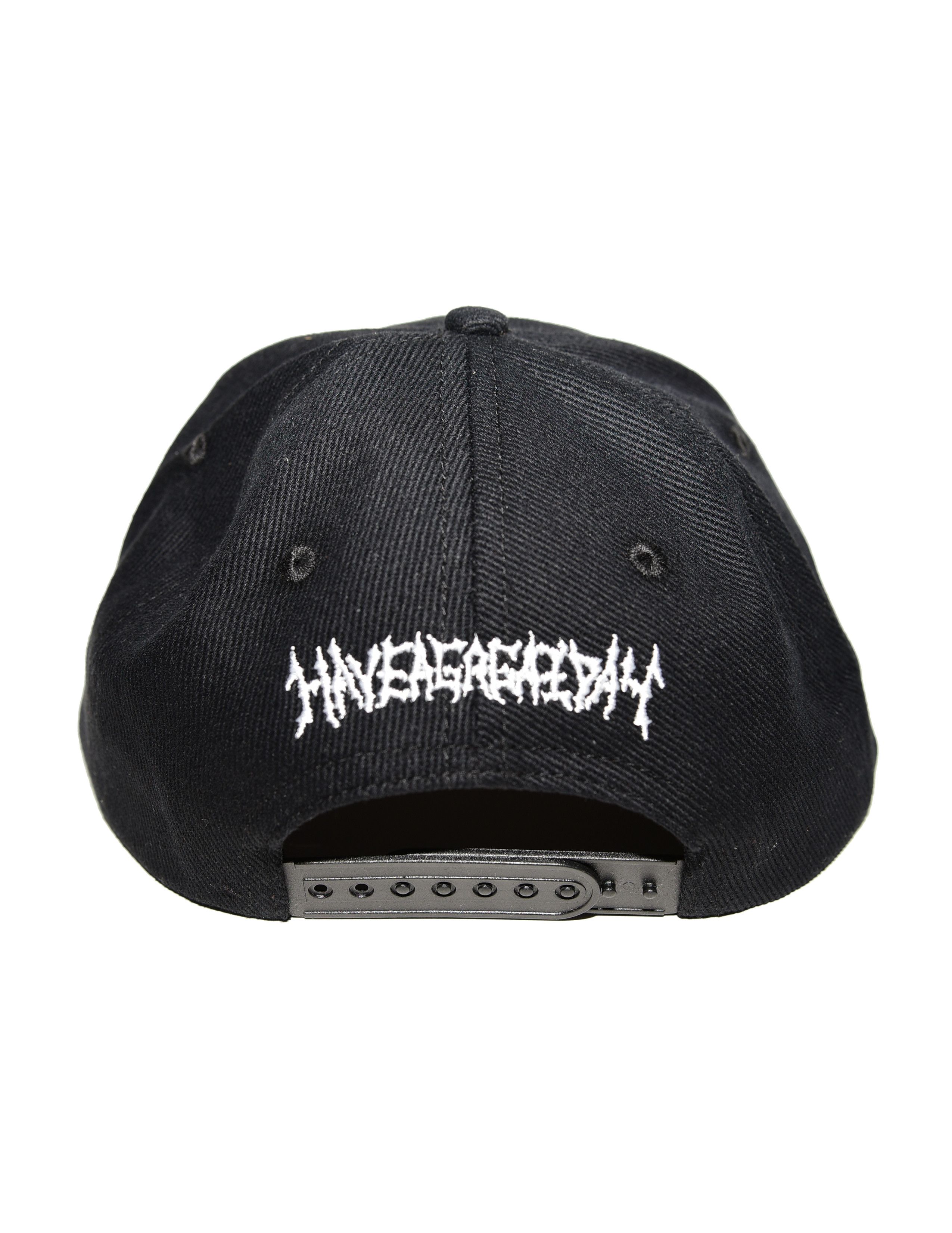 Asspizza HAVEAGREATDAY MAGAZINE Black Metal Yankees Hat Size ONE SIZE - 3 Thumbnail
