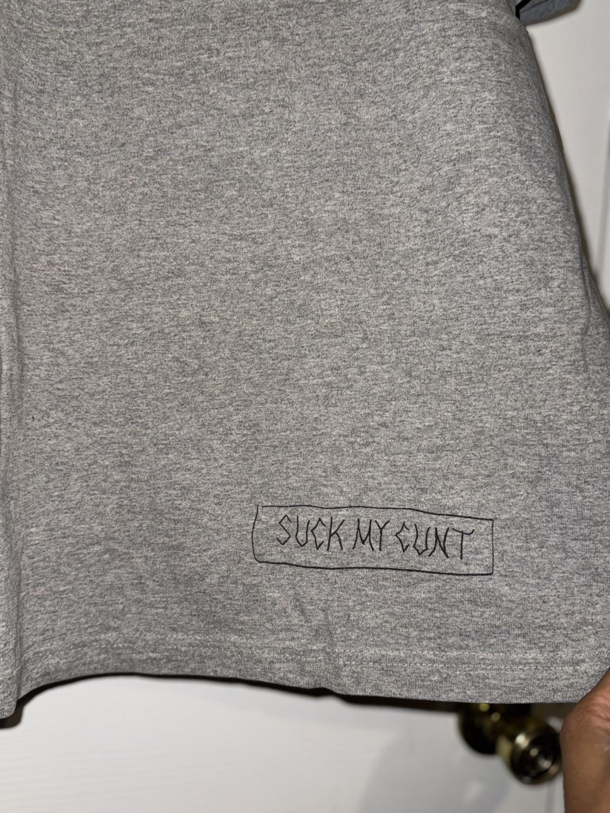 Supreme Supreme 2007 Suck my cunt tee Size US XL / EU 56 / 4 - 7 Thumbnail