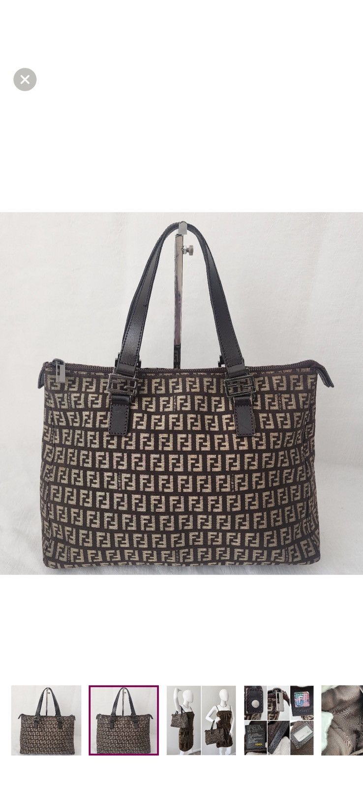 Fendi Fendi Zucchino Tote Bag Size ONE SIZE - 2 Thumbnail