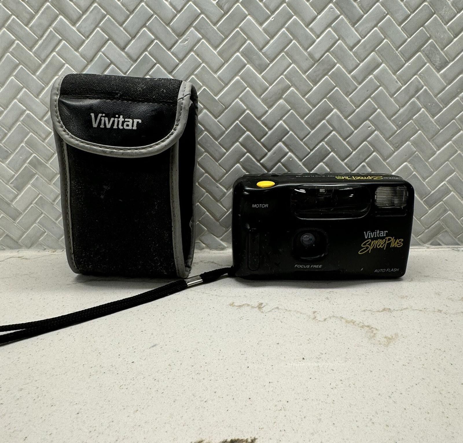 Other Vivitar Spree Plus 35mm Camera w/ Built-in Flash & Original Size ONE SIZE - 1 Thumbnail