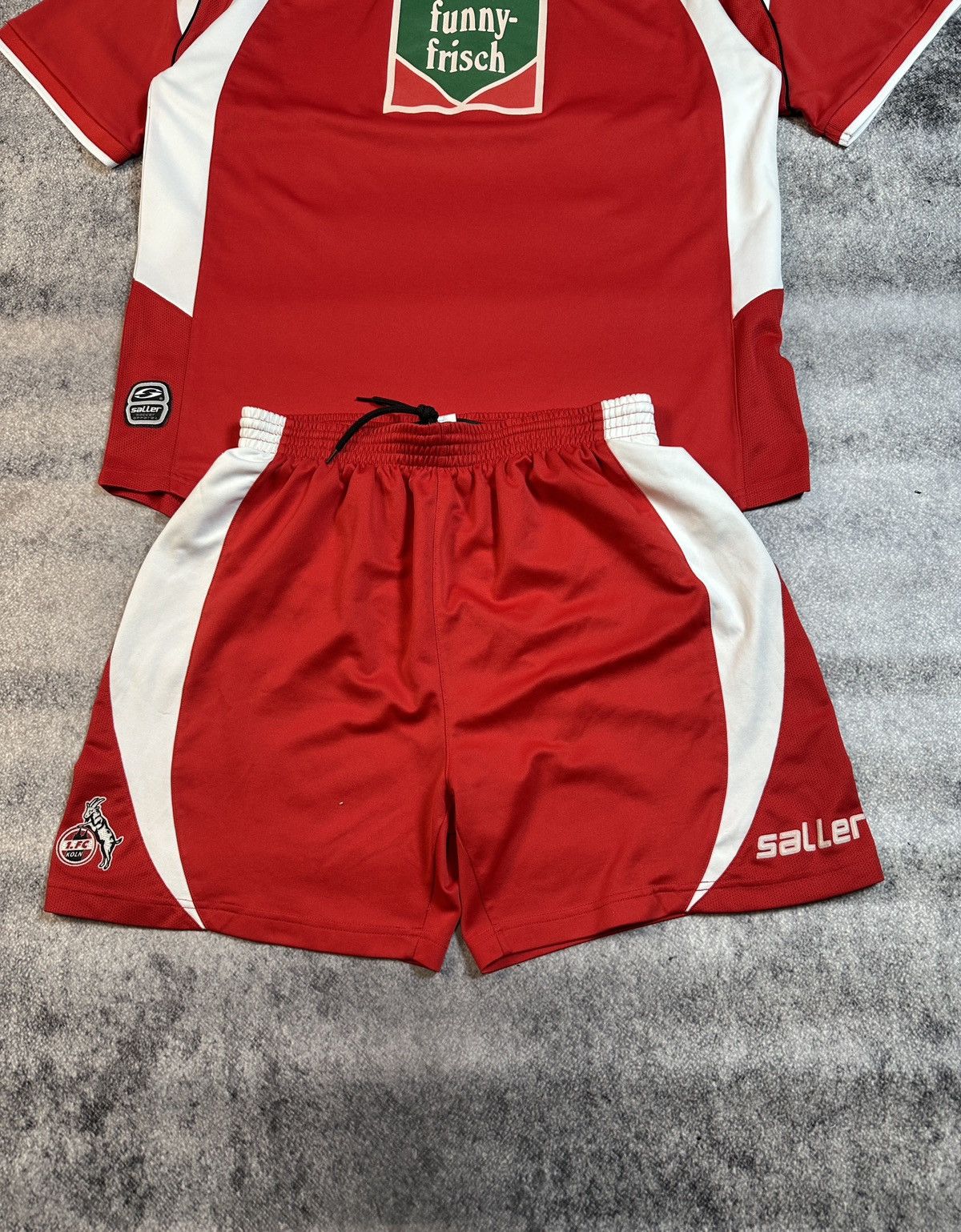 Vintage Vintage Saller 1.FC Koln 90s Soccer Suits Jersey Shorts XXL Size US XXL / EU 58 / 5 - 2 Thumbnail