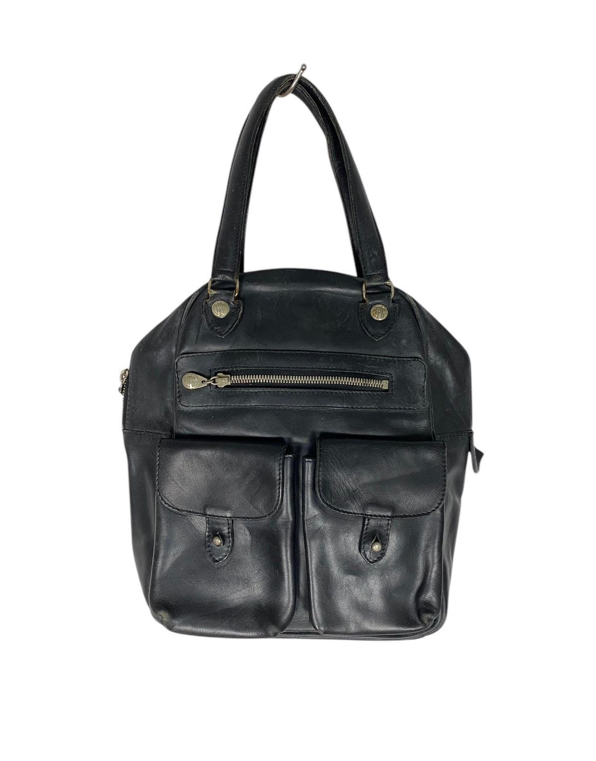 Jean Paul Gaultier × Leather Jean Paul Gaultier Leather Handbag Messenger Bag Size ONE SIZE - 1 Thumbnail