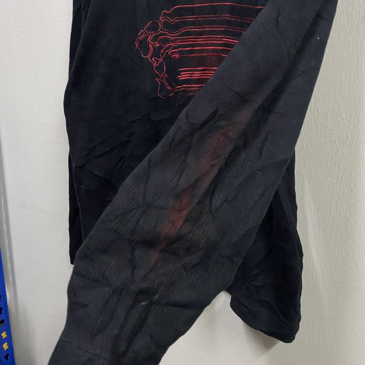 Versace VINTAGE Versace Sport Black Red Medusa Long Sleeve T-Shirt Size US XL / EU 56 / 4 - 7 Thumbnail