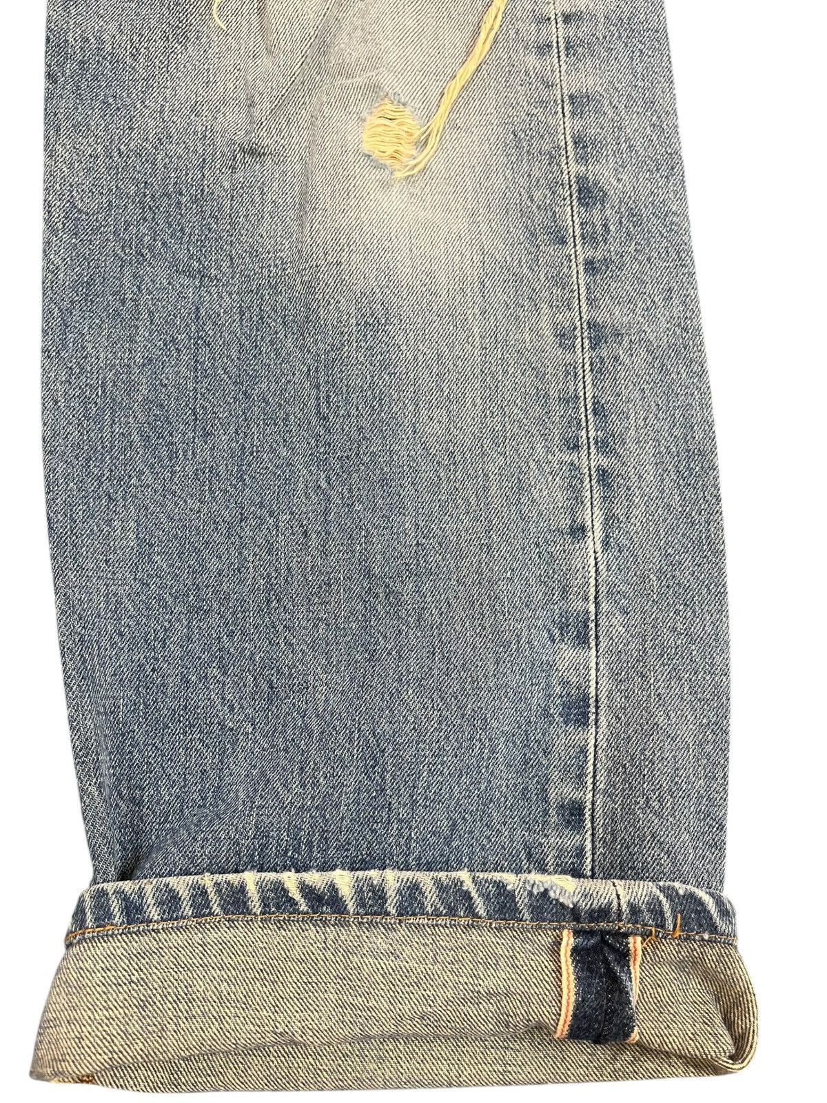 Edwin × Vintage Vintage Edwin 505X Selvedge Faded Denim Size US 29 - 5 Thumbnail