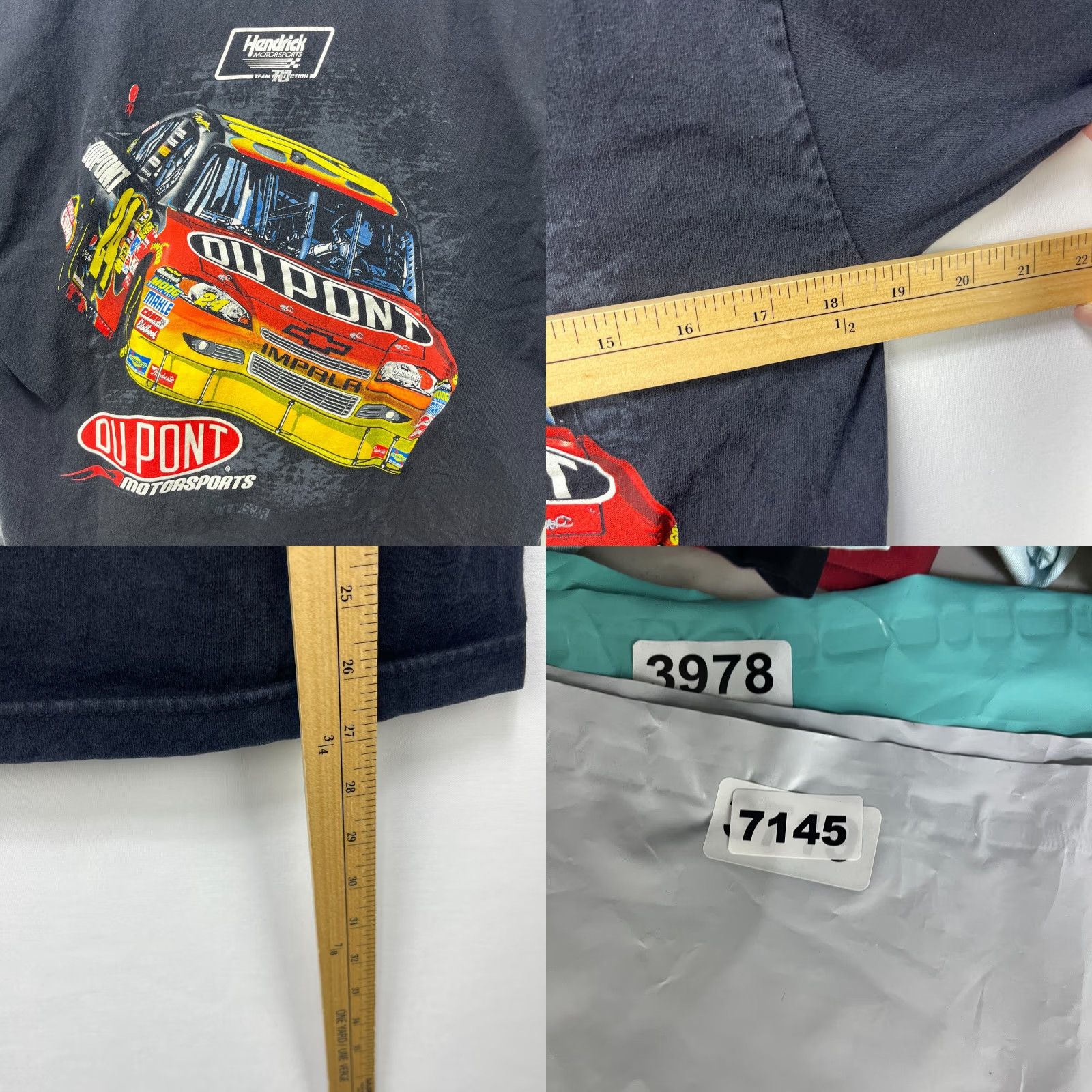NASCAR VINTAGE NASCAR Jeff Gordon Y2K T Shirt Medium Black Mens T-Shirt NASCAR Racing Shirt M 90s Boys Mens Size US M / EU 48-50 / 2 - 8 Thumbnail
