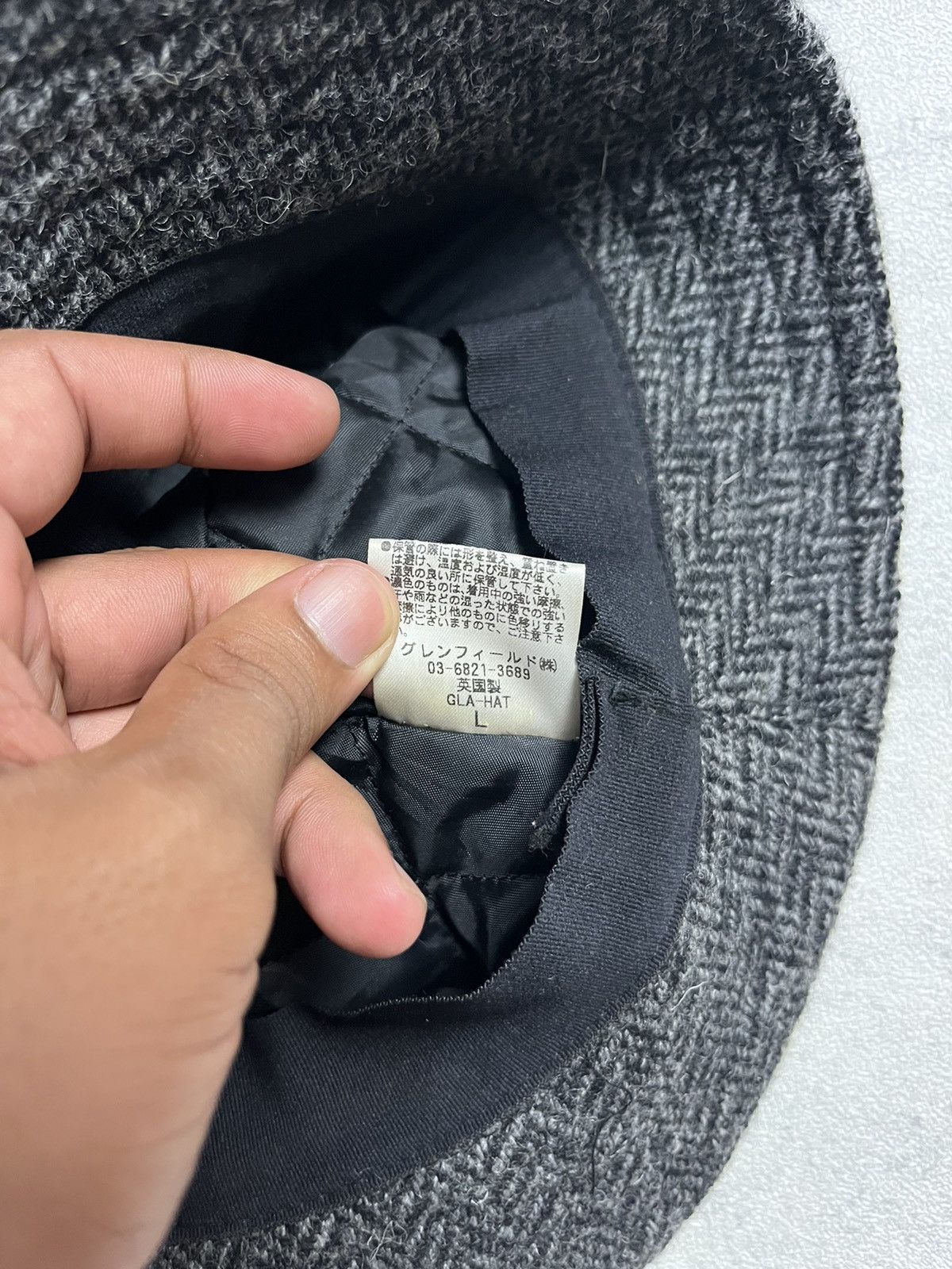 Harris Tweed Glen Appin Scotland Harris Tweed Blue Bucket Hat Size ONE SIZE - 6 Thumbnail
