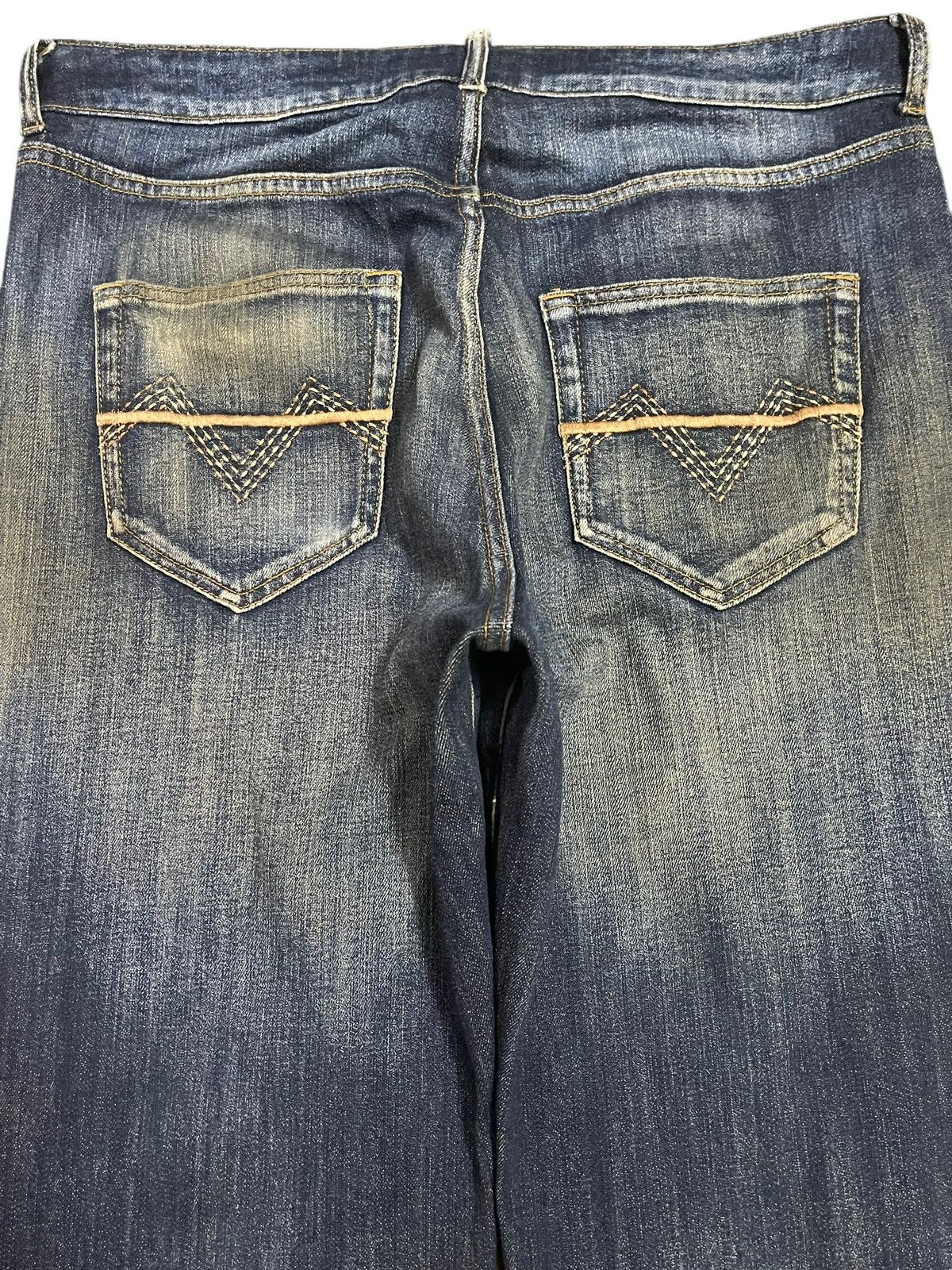 Japanese Brand Vintage Japanese Brand Blue Mud Wash Style Loose Jeans Size US 34 / EU 50 - 5 Thumbnail