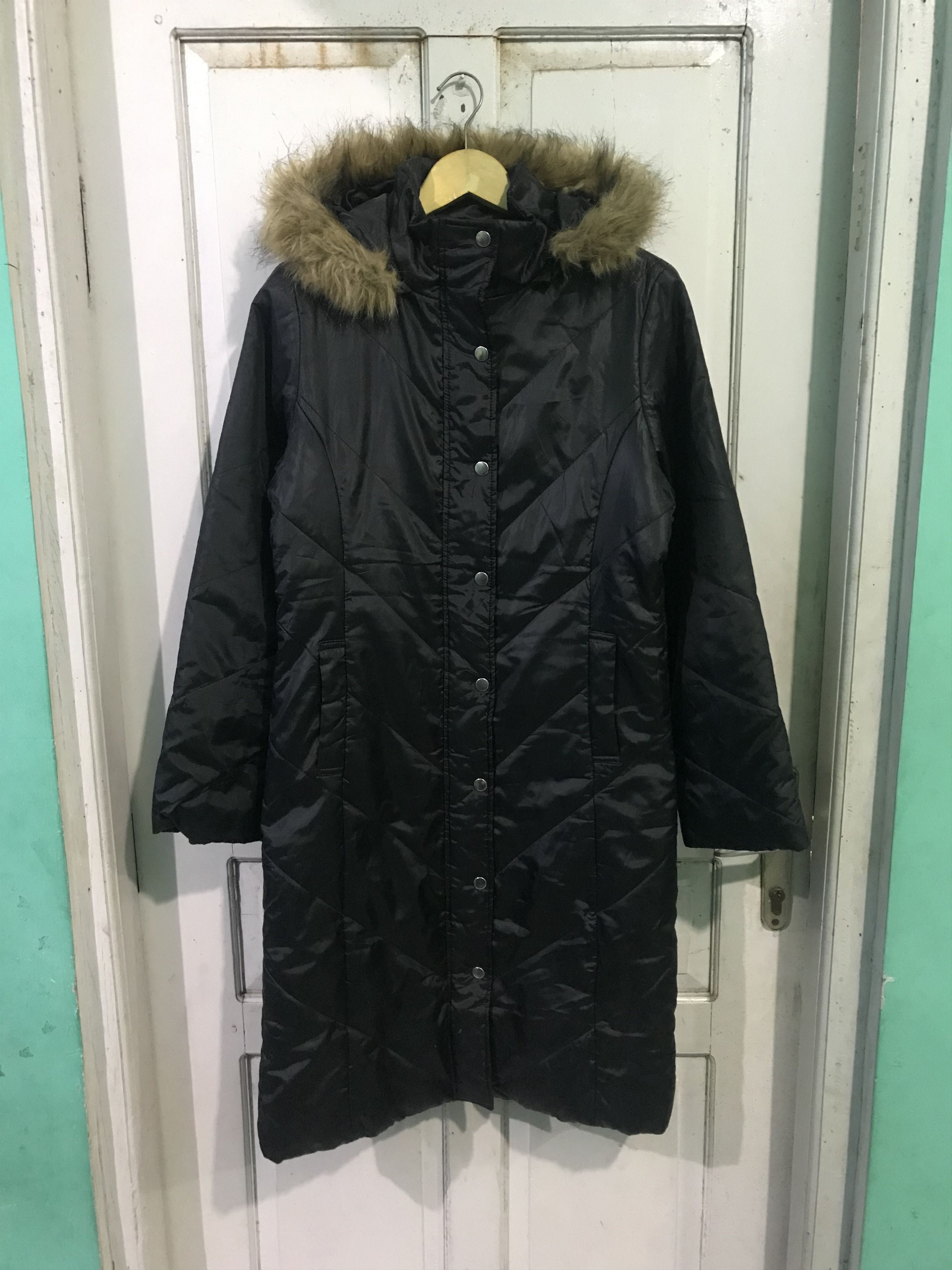Vkei style down fur jacket