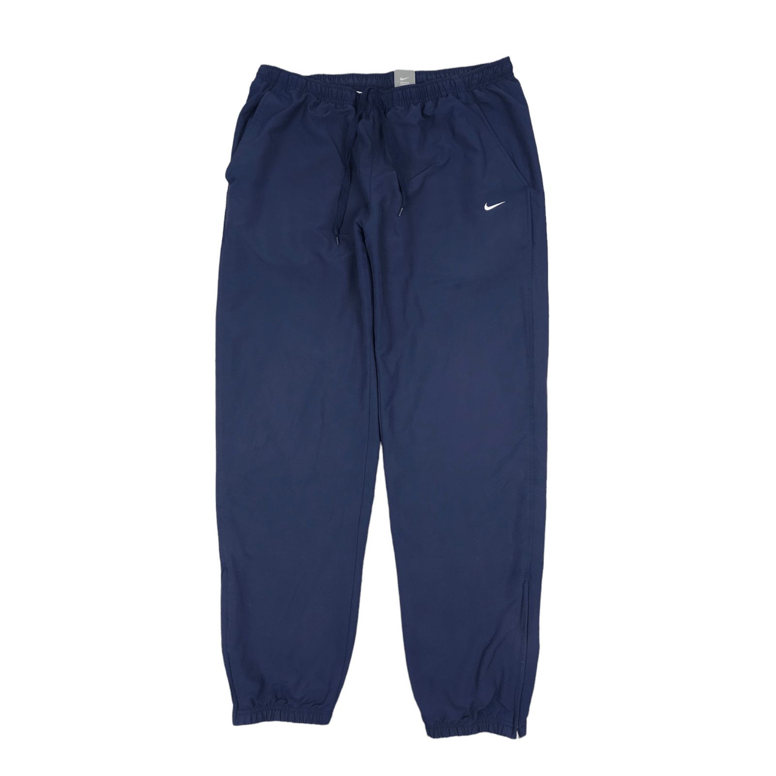 Nike × Vintage 💎 Size XL Nike Y2K Track Pants Blue Joggers Swoosh Size US 36 / EU 52 - 2 Thumbnail