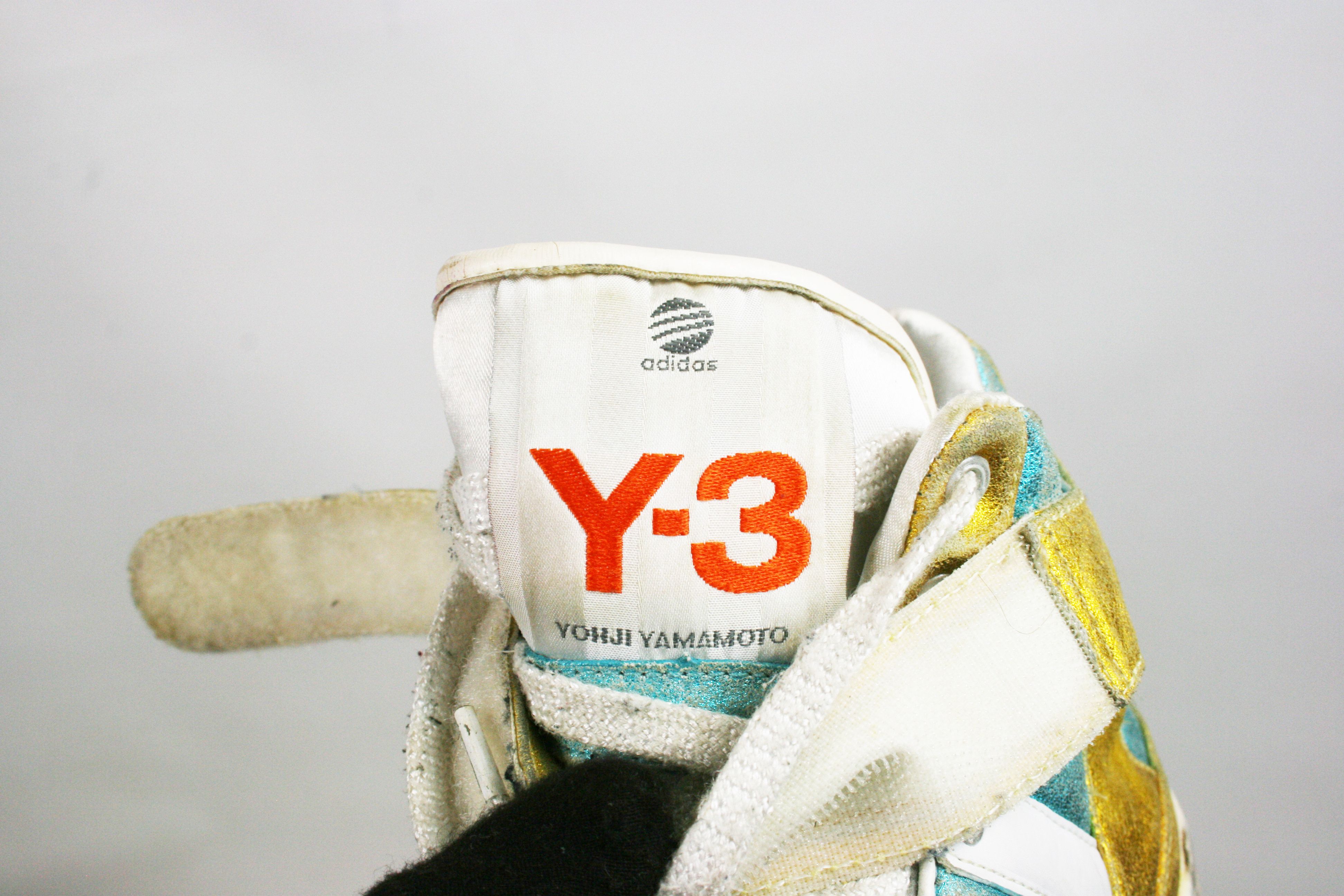 Yohji Yamamoto AW2004 Y-3 BBal Mid Sneakers Vintage Size US 7 / IT 37 - 10 Thumbnail