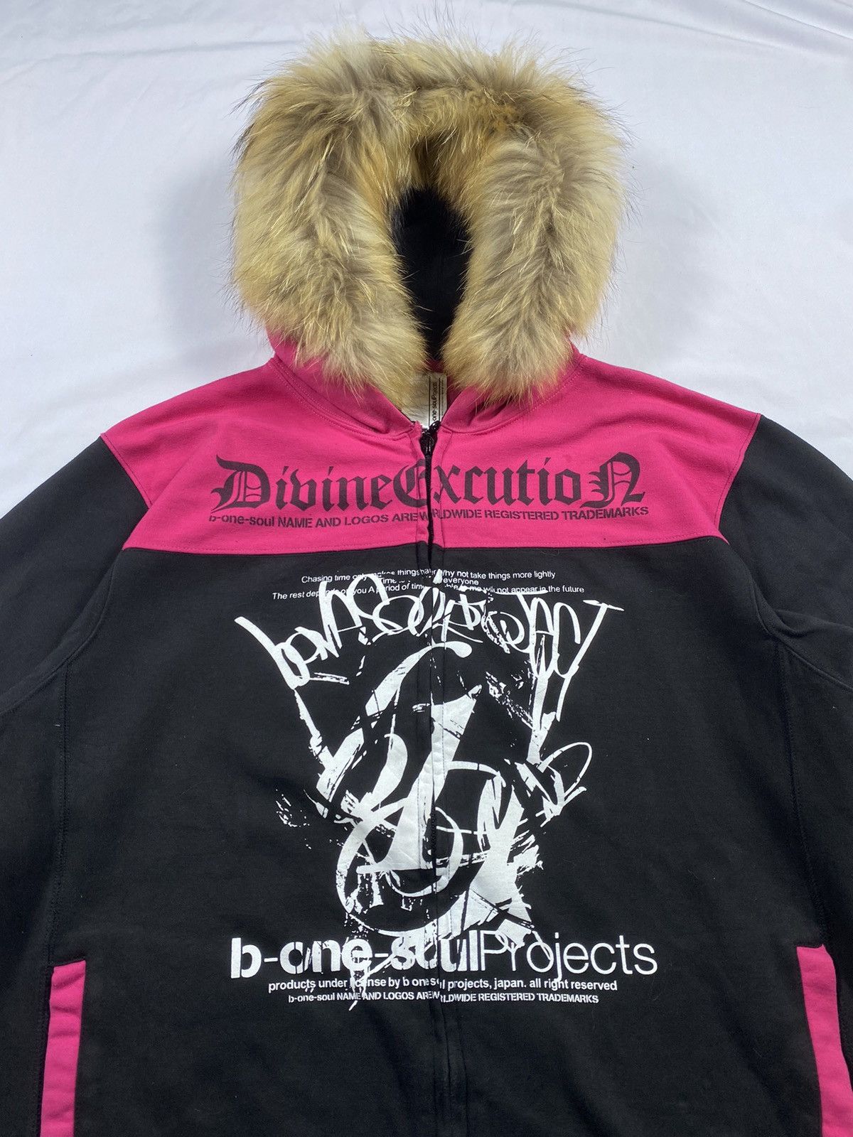 20471120 Japanese B-One-Soul Projects zip fur hoodie lgb ifsix style Size US L / EU 52-54 / 3 - 4 Thumbnail