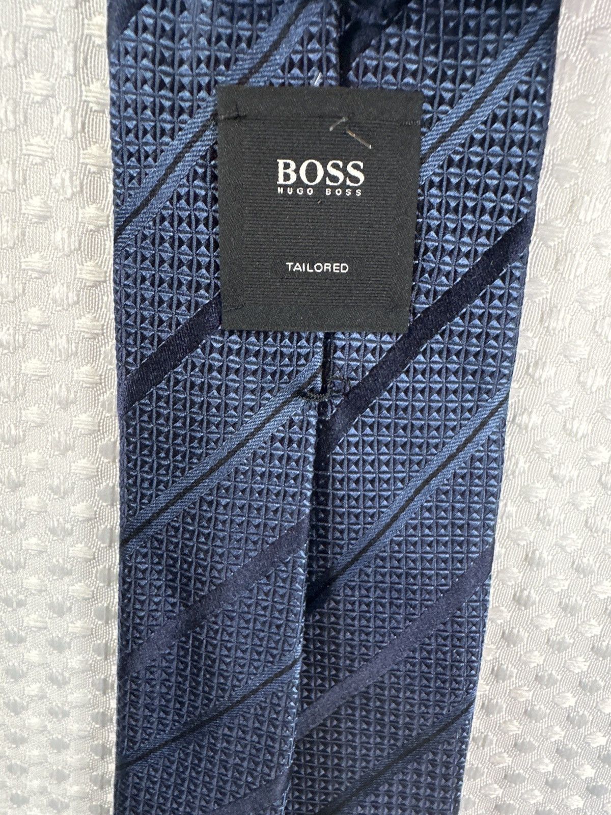 Hugo Boss Boss Italian Silk Tie Size ONE SIZE - 2 Thumbnail