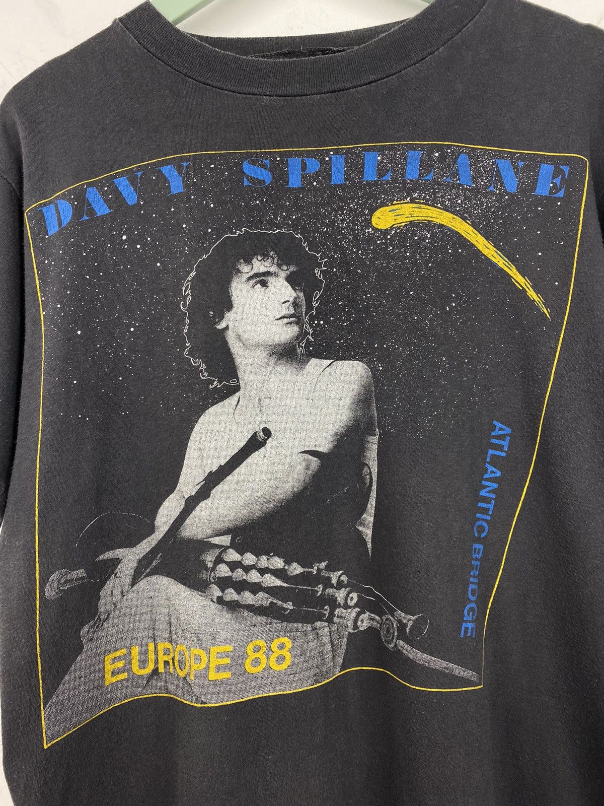 Band Tees Vintage Davy Spillane Atlantic Bridge T Shirt Floyd Queen Size US M / EU 48-50 / 2 - 2 Thumbnail