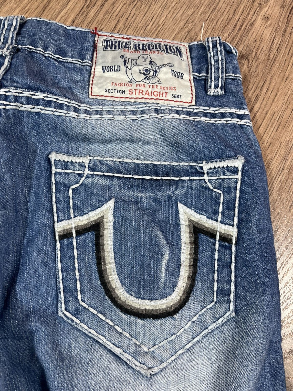 True Religion True Religion Straight Rare Denim Pants Jeans👖 Size US 34 / EU 50 - 14 Thumbnail