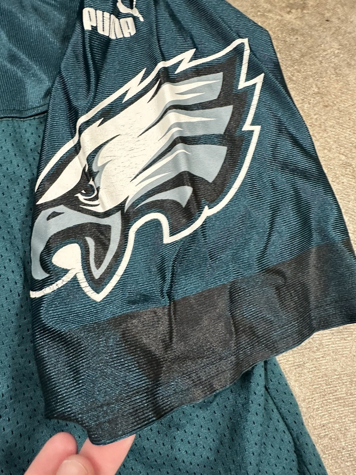 Puma Vintage Y2K Puma Philadelphia Eagles Mcnabb #5 NFL Jersey Size US XXL / EU 58 / 5 - 11 Thumbnail