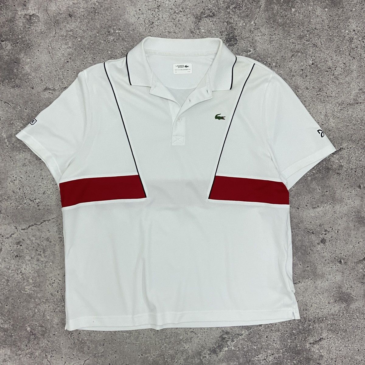 Lacoste Lacoste sport x Novak Djokovic Ultra Dry tennis polo 3XL tee Size US XXL / EU 58 / 5 - 1 Thumbnail