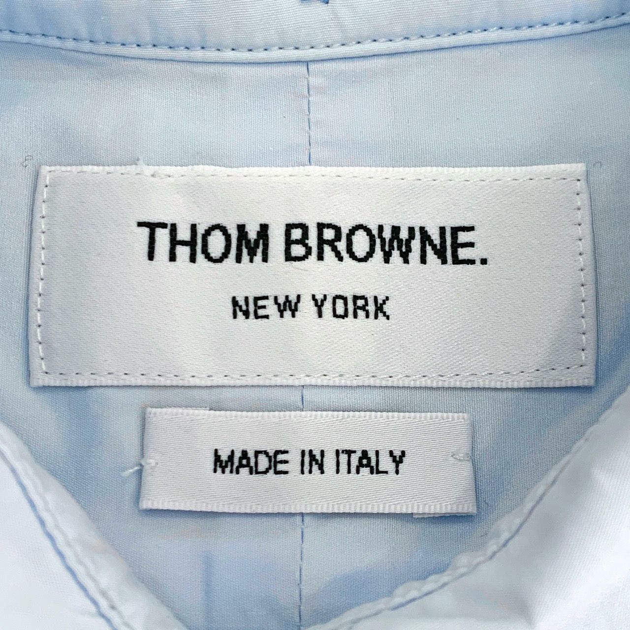 Thom Browne Thom Browne Blue Collared Cotton Sleeveless Shirt (Size 38) Size XS / US 0-2 / IT 36-38 - 2 Thumbnail