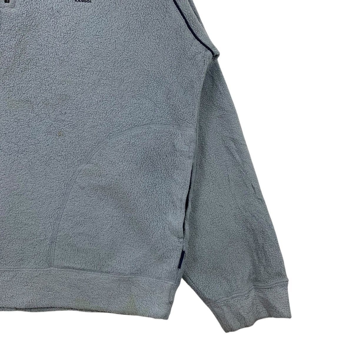 Kangol KANGOL United Kingdom Casualwear Half Zipper Sweatshirt Size US L / EU 52-54 / 3 - 5 Thumbnail