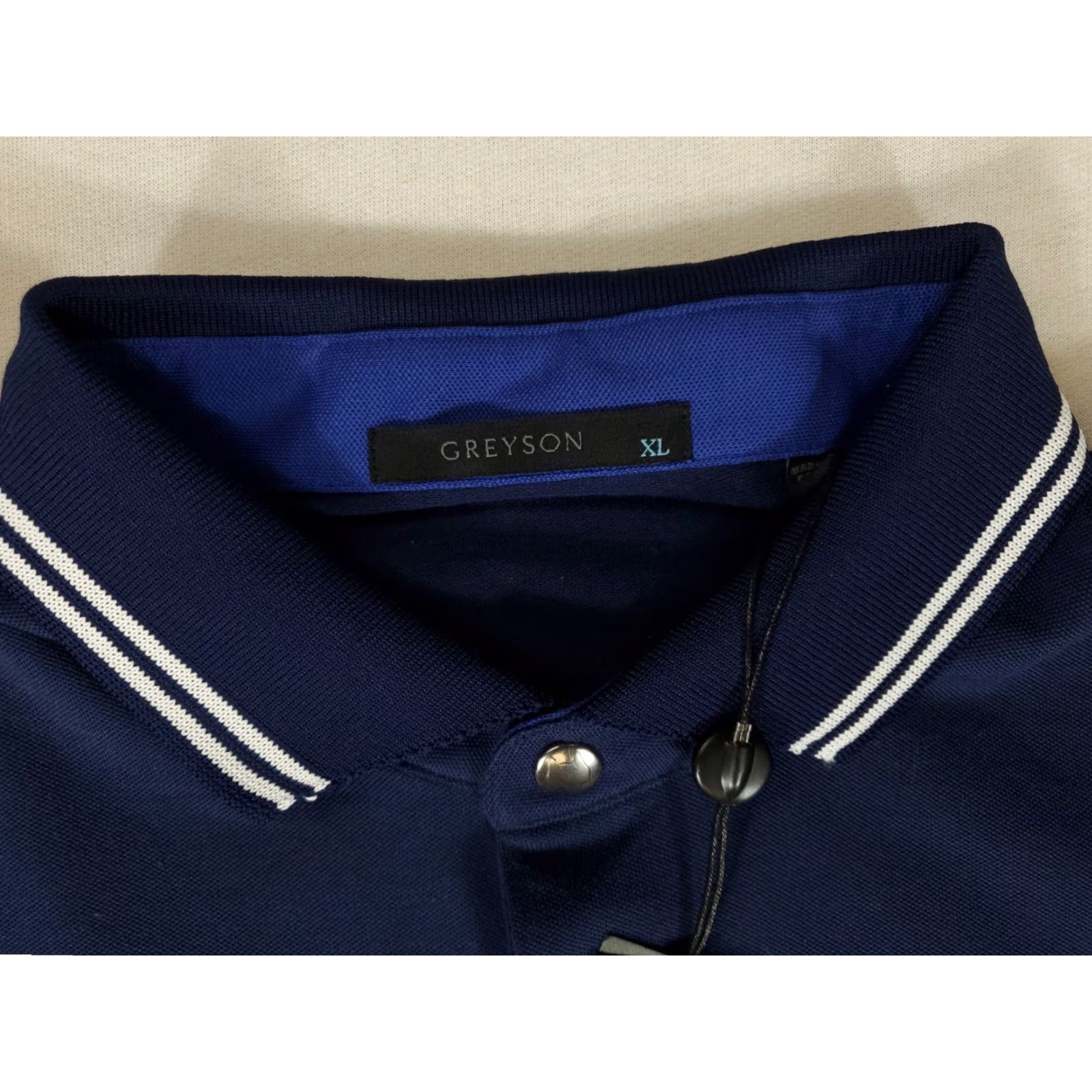Vintage Greyson Polo Shirt Taconic Maltese Blue Mens XL NWT Shirt Size US XL / EU 56 / 4 - 2 Thumbnail