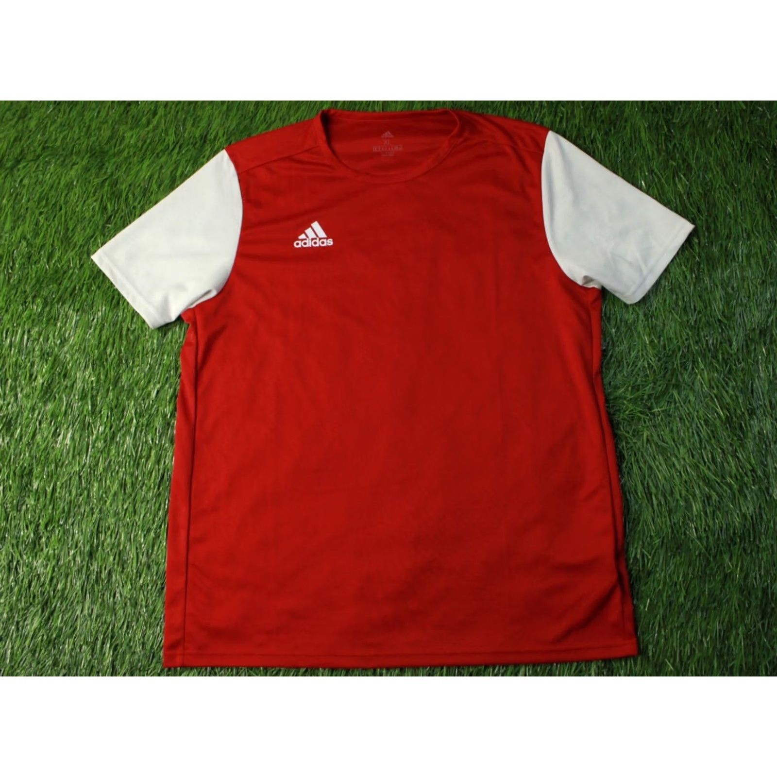 Adidas ADIDAS PERFORMANCE FOOTBALL SHIRT XL Red and White Estro 2019 Mens T-Shirt Size US XL / EU 56 / 4 - 2 Thumbnail