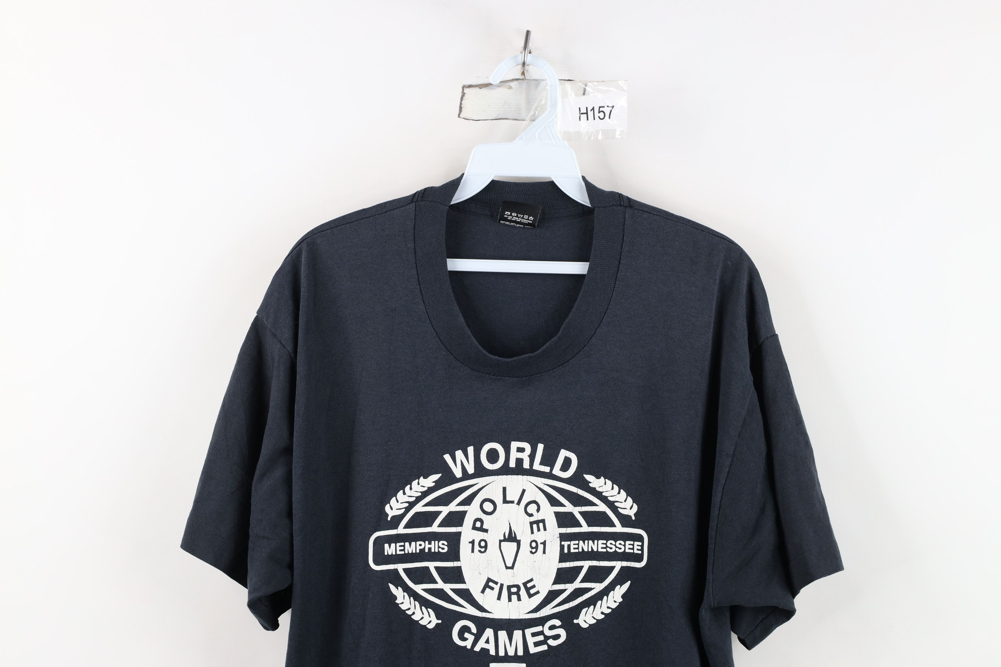 Vintage Vintage 90s Fire World Games IV Short Sleeve T-Shirt USA Size US XL / EU 56 / 4 - 2 Thumbnail