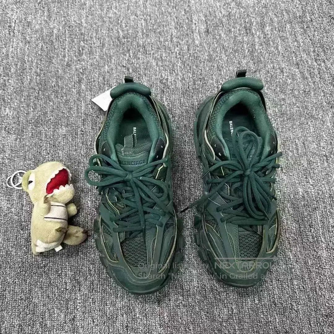 Japanese Brand Balenciaga Track Size 42 Green. Size US 9 / EU 42 - 4 Thumbnail