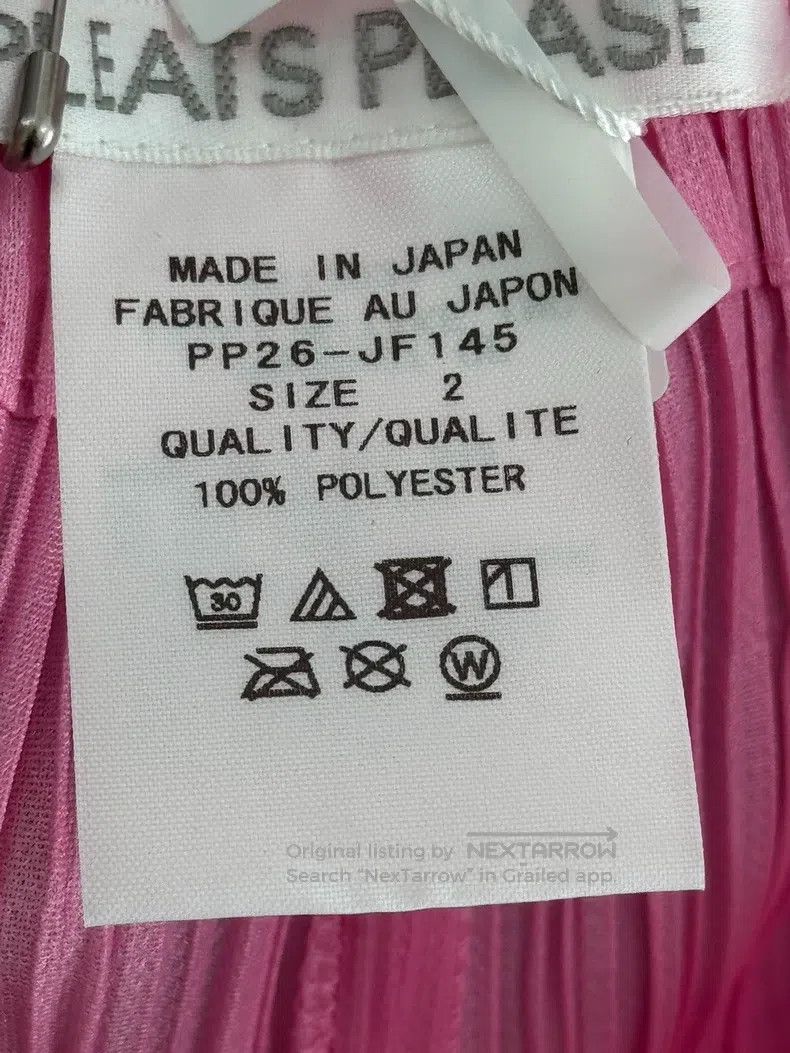 Issey Miyake Issey Miyake Pink Straight Trousers Size 25" / US 0 / IT 36 - 4 Thumbnail