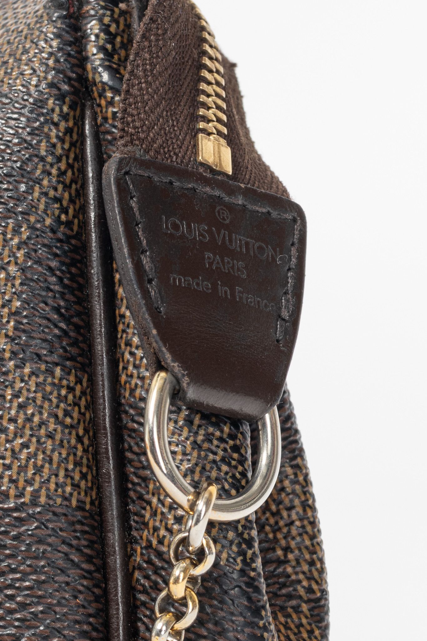 Louis Vuitton Louis Vuitton Eva Damier Ebene Canvas Clutch Size ONE SIZE - 7 Thumbnail