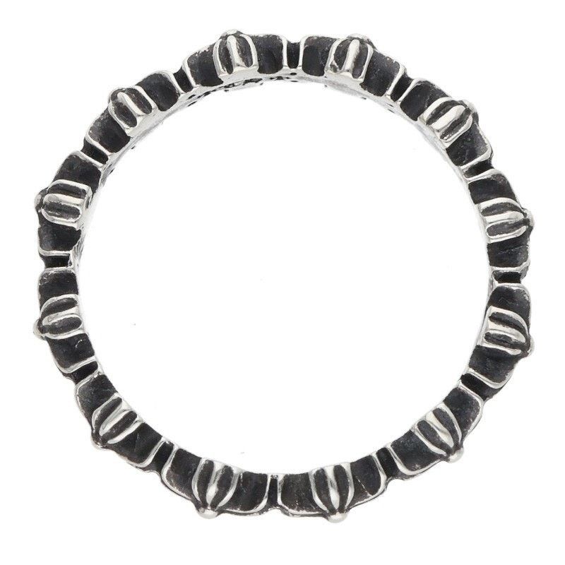 Chrome Hearts Chrome Hearts Tiny ECH Plus Band Silver Ring Size ONE SIZE - 5 Thumbnail