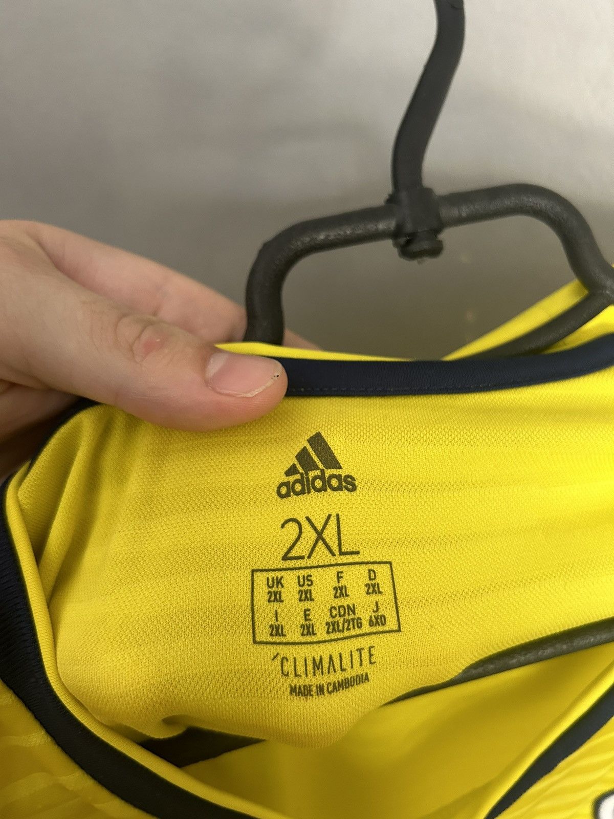 Adidas Scotland Jersey 2017 2019 Away Shirt Adidas Size US XXL / EU 58 / 5 - 9 Thumbnail