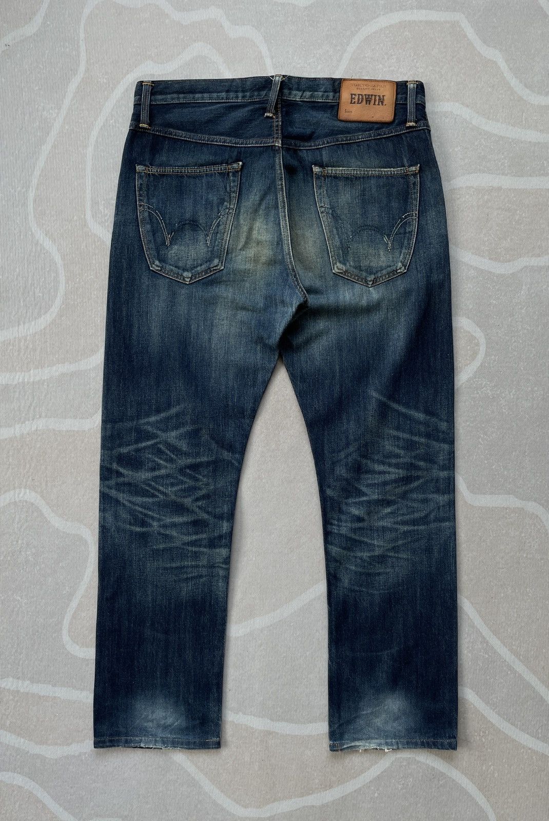 Edwin × Le Grande Bleu (L.G.B.) Edwin EJP06 Jeans (P51) Size US 35 - 2 Thumbnail