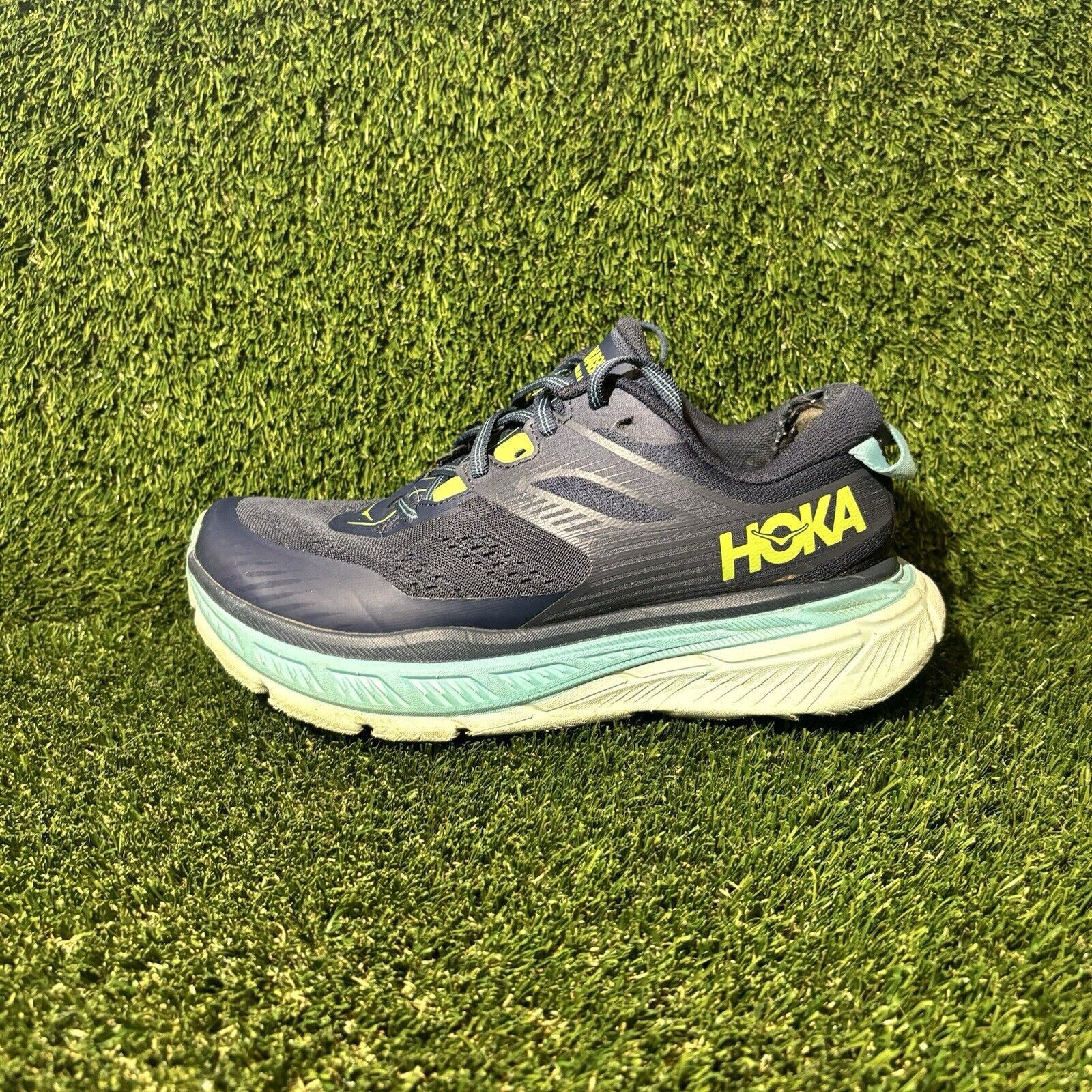 Hoka Size 7 - Hoka One One Stinson 6 Outer Space Blue Glass W Size US 7 / IT 37 - 1 Thumbnail