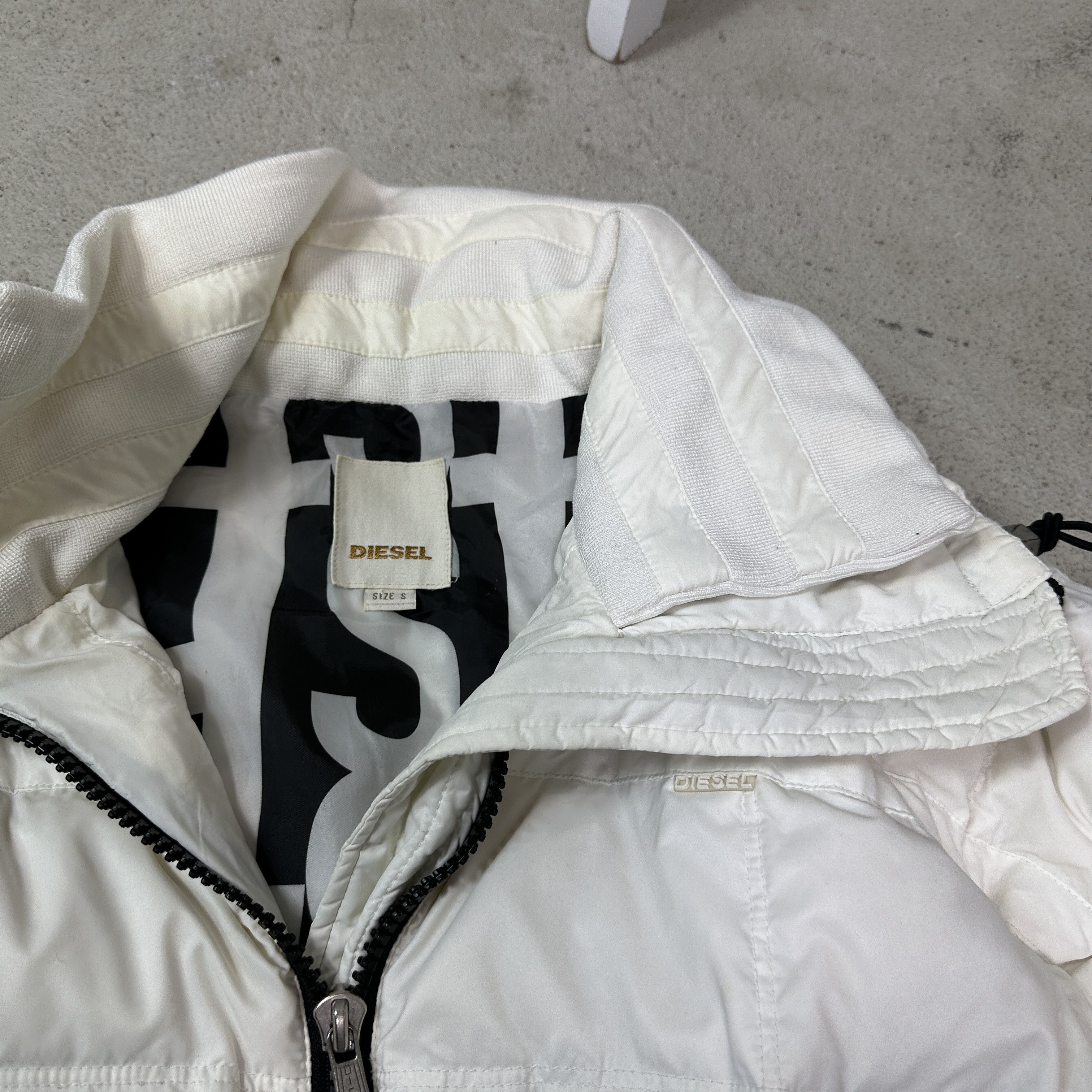Diesel Vintage Belted Big Collar Diesel Puffer Down Jacket Y2K Size S / US 4 / IT 40 - 9 Thumbnail