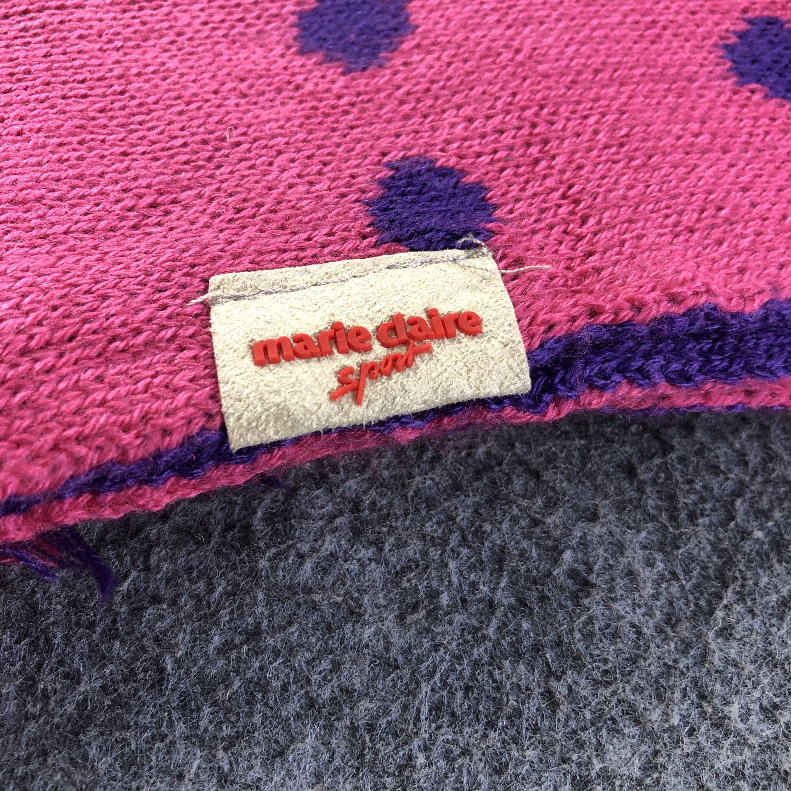 Vintage Marie Claire Sport Pink Scarf Muffler V1239 Size ONE SIZE - 5 Thumbnail