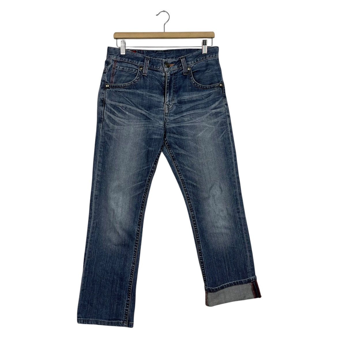 Other Vintage Edwin Blue Trip Denim Jeans Size US 30 / EU 46 - 11 Thumbnail