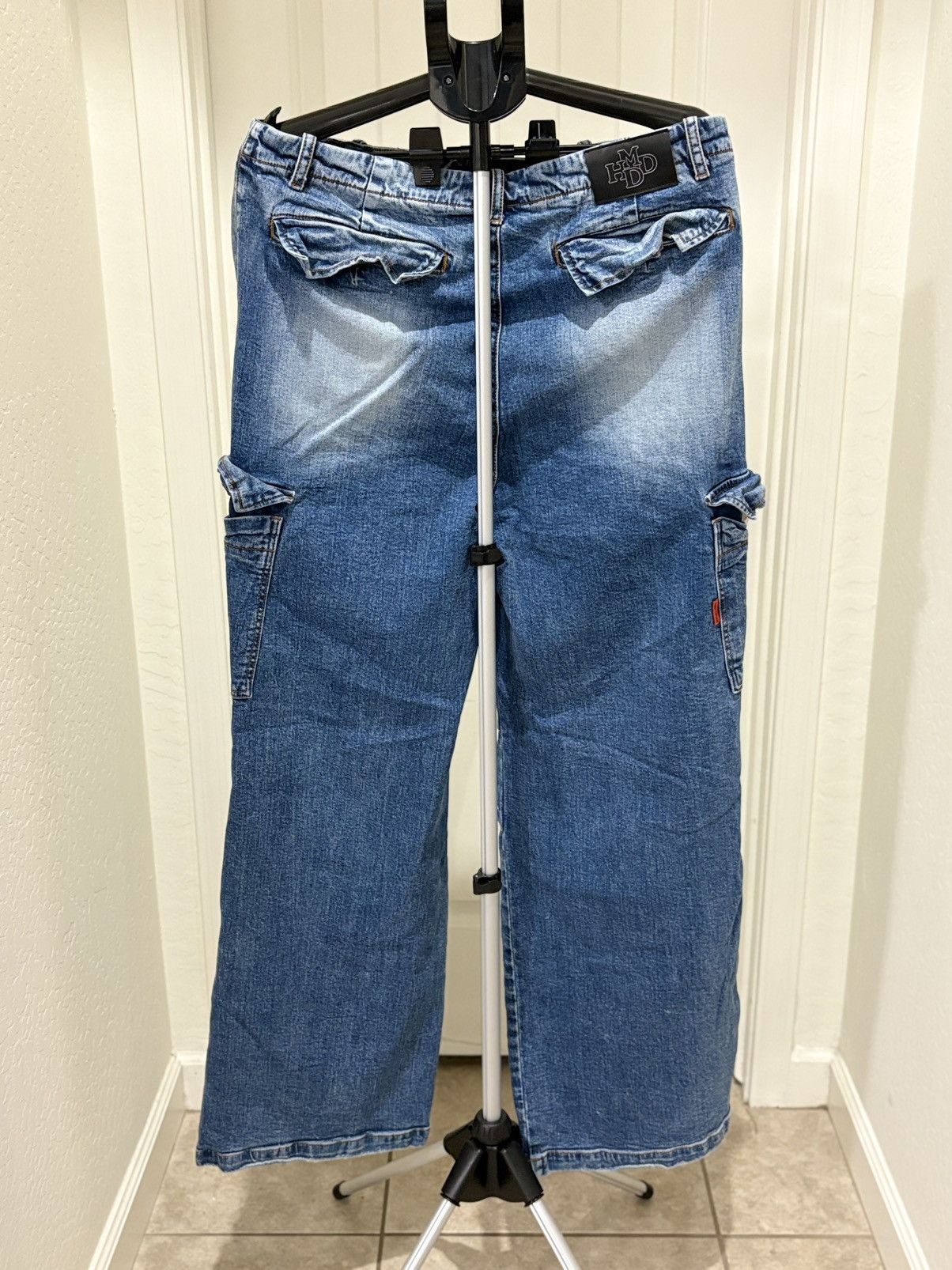 HMDD HAPPY MEMORIES DON'T DIE HMDD 'Blue Denim' BAGGY JEANS Size US 36 / EU 52 - 2 Thumbnail