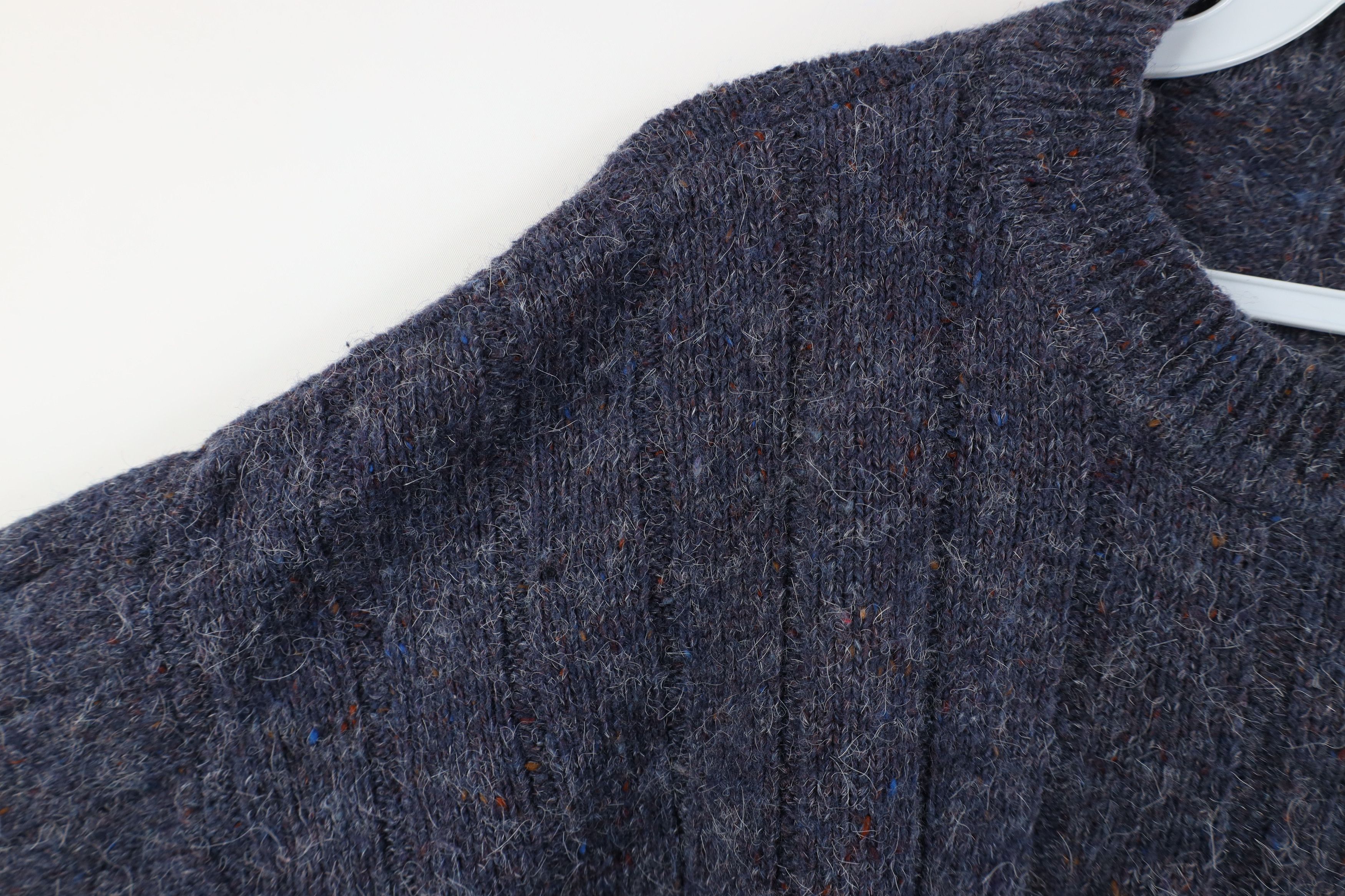 Vintage Vintage 90s Streetwear Fleck Wool Blend Knit Striped Sweater Size US M / EU 48-50 / 2 - 4 Thumbnail