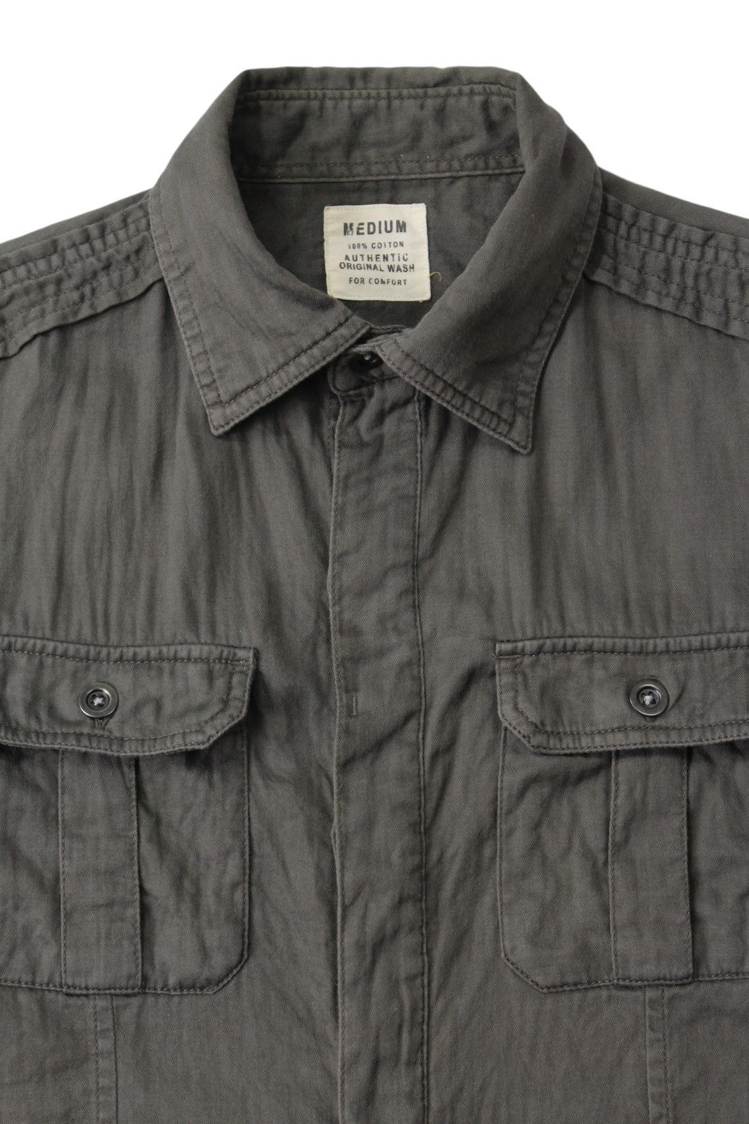 Japanese Brand × Uniqlo UNIQLO SUPER HEAVY MILITARY SHIRT Size US L / EU 52-54 / 3 - 2 Thumbnail
