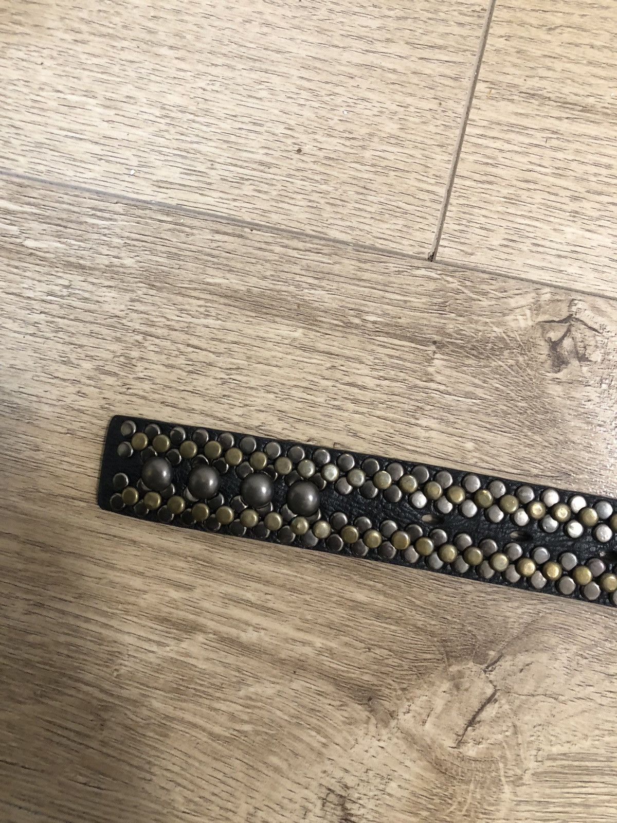 Other Vintage Belts Y2K Rhinestones Punk leather belt Japanese Size ONE SIZE - 2 Thumbnail