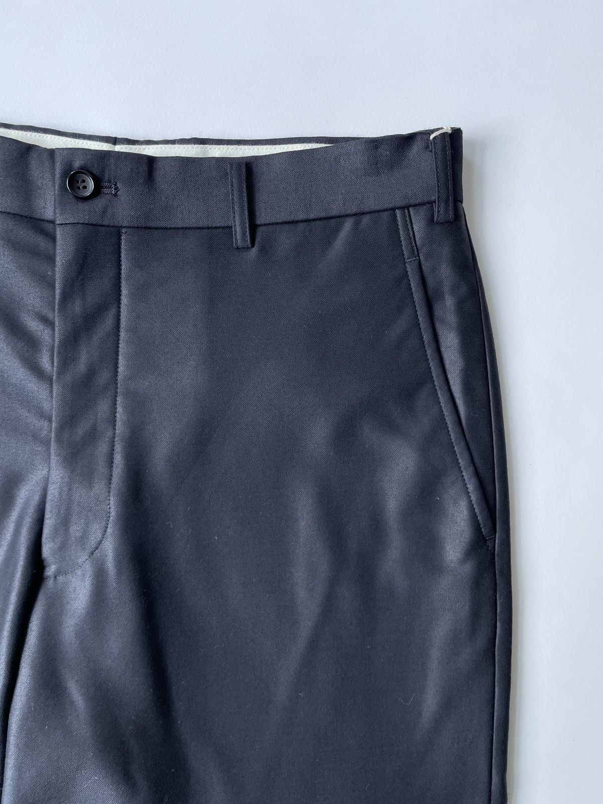 Comme des Garcons S/S 12 Shimmer Blue Wool Trousers Size US 32 / EU 48 - 4 Thumbnail